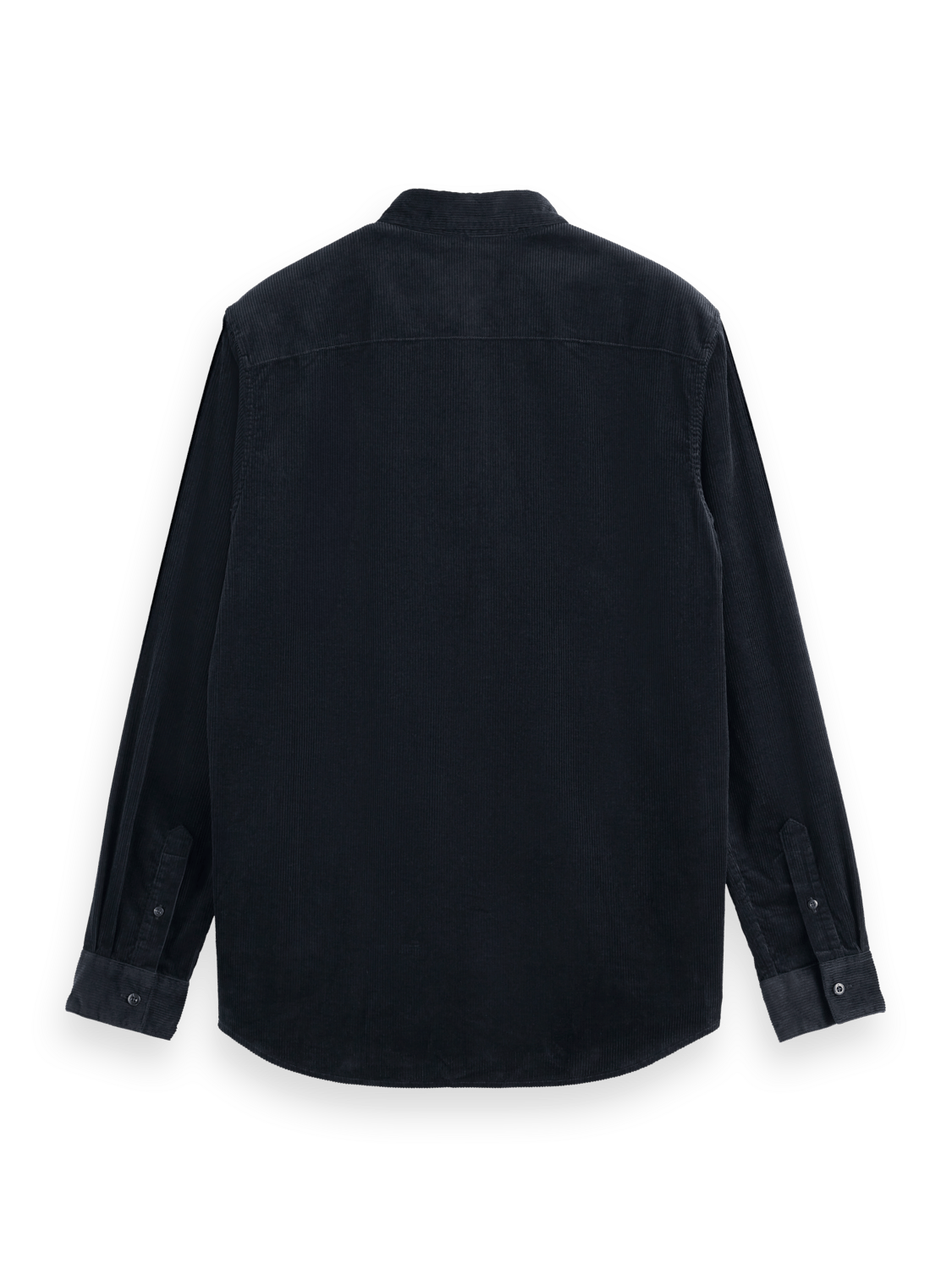 Scotch & Soda - Regular Fit Solid Corduroy Shirt - Black