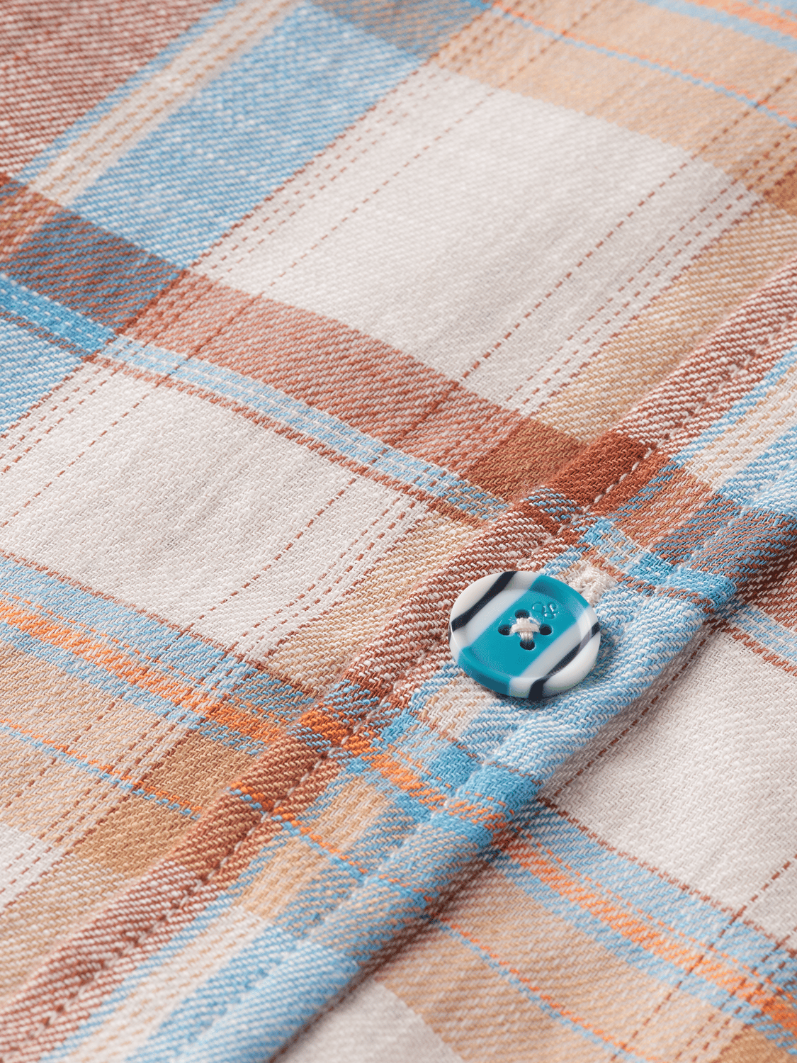 Scotch & Soda - Yarn-Dyed Check Roll Up Shirt - Brown Check