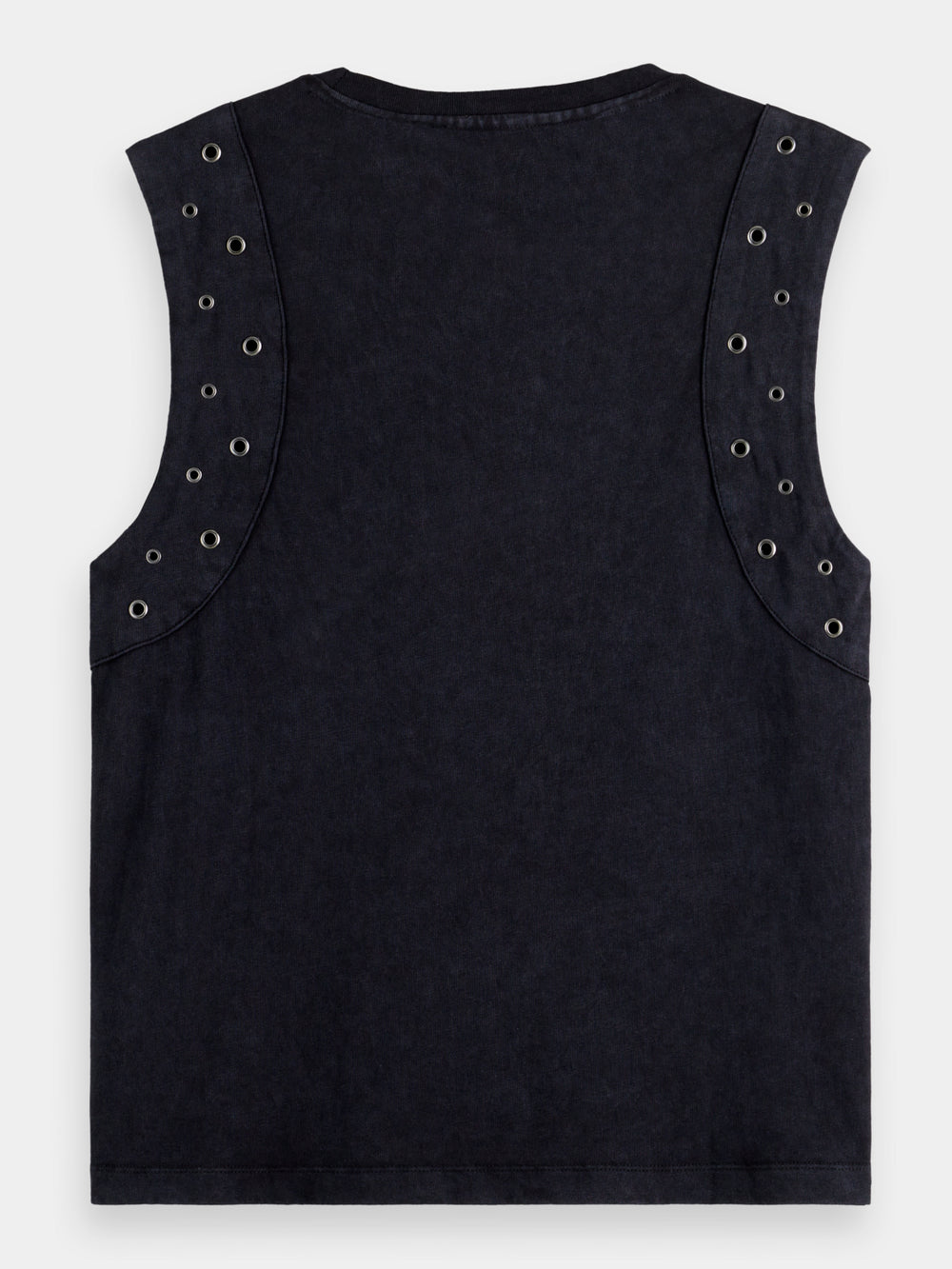 Maison Scotch - Studded Panel Tank - Evening Black