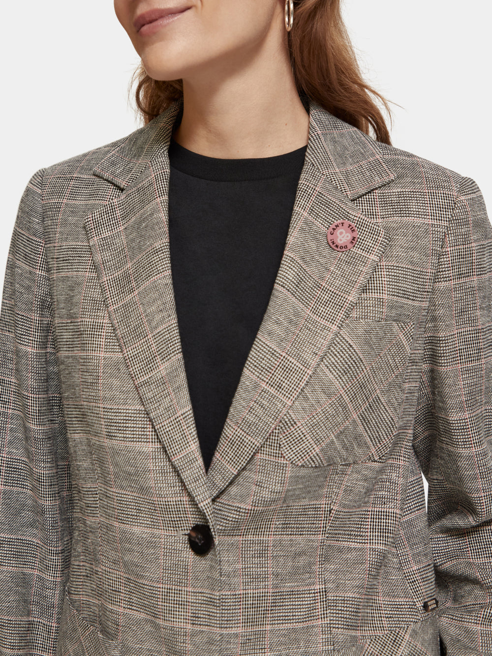 Maison Scotch - Single-Breasted Blazer - Prince Of Wales Check