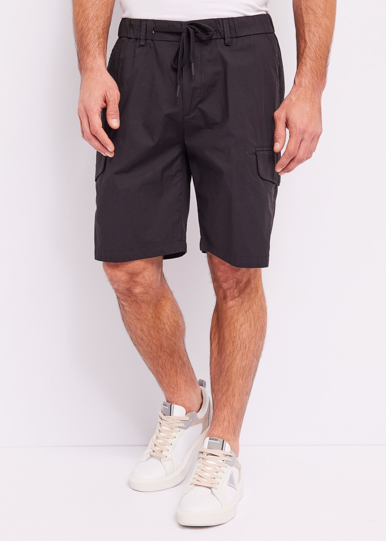 Gaudi - Poplin Cargo Bermuda Short - Black