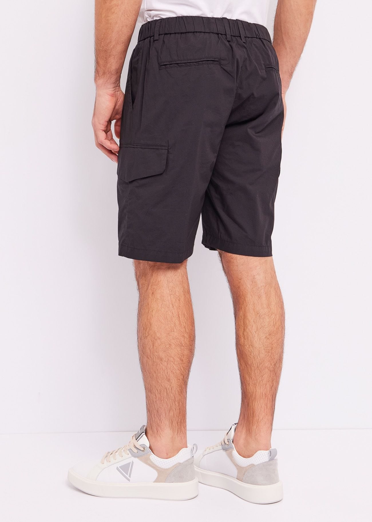 Gaudi - Poplin Cargo Bermuda Short - Black