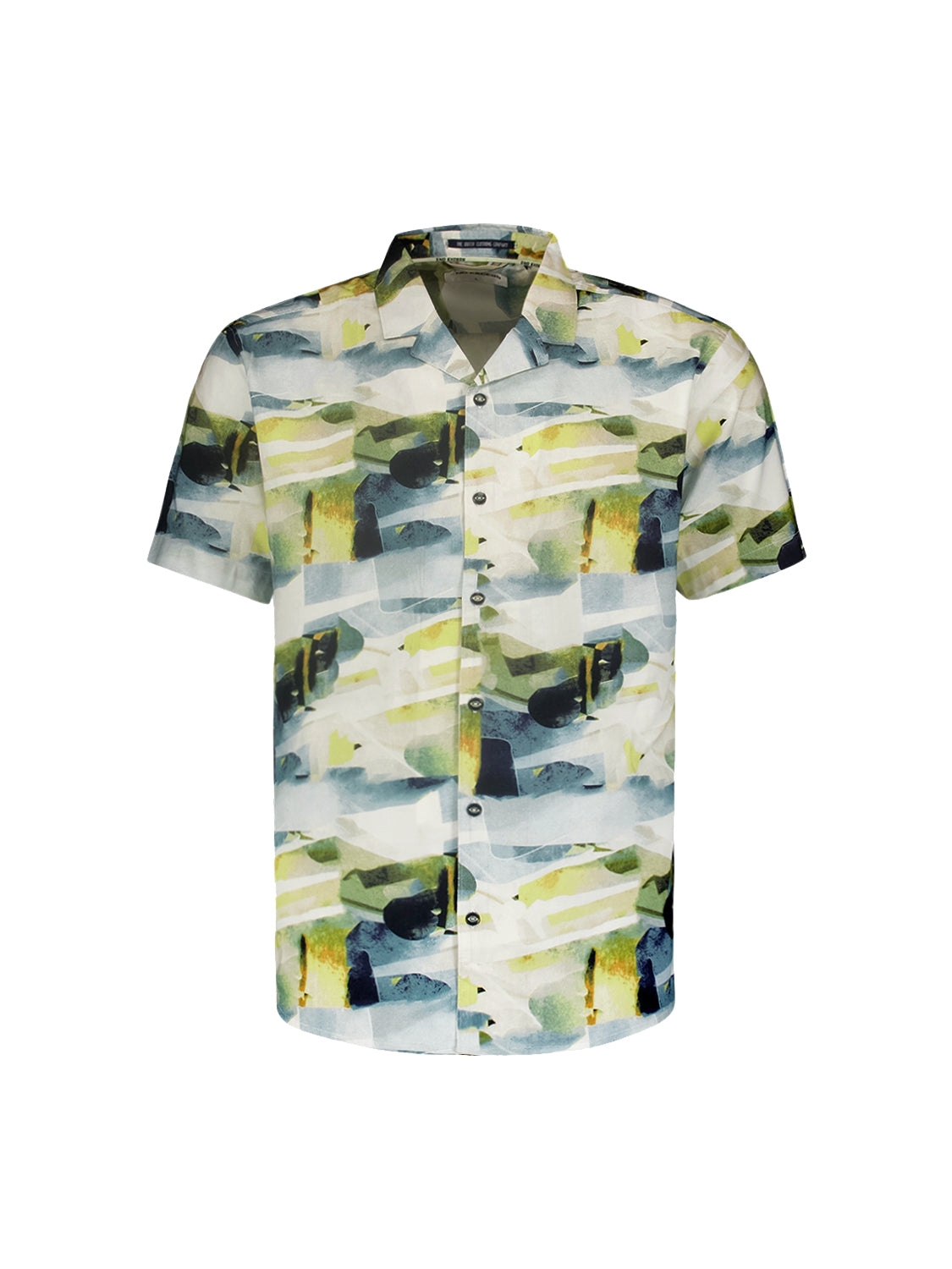 No Excess - Stained Glass Print SS Shirt - Cement