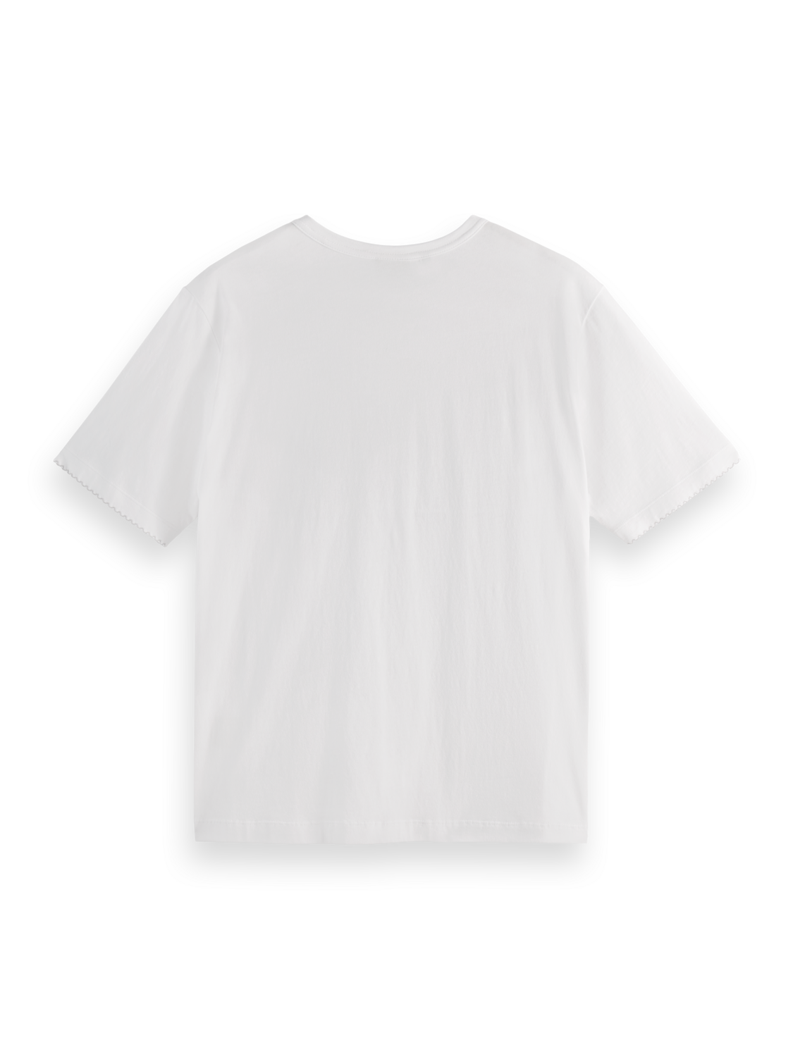 Maison Scotch - Foil Print Loose Fit Tee - White