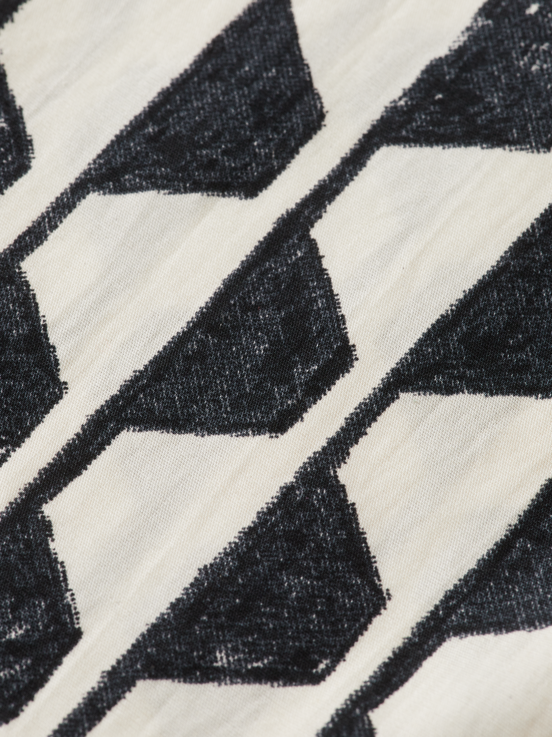 Scotch & Soda - Geo Print Regular Fit Shirt - Imagine White  Stripe