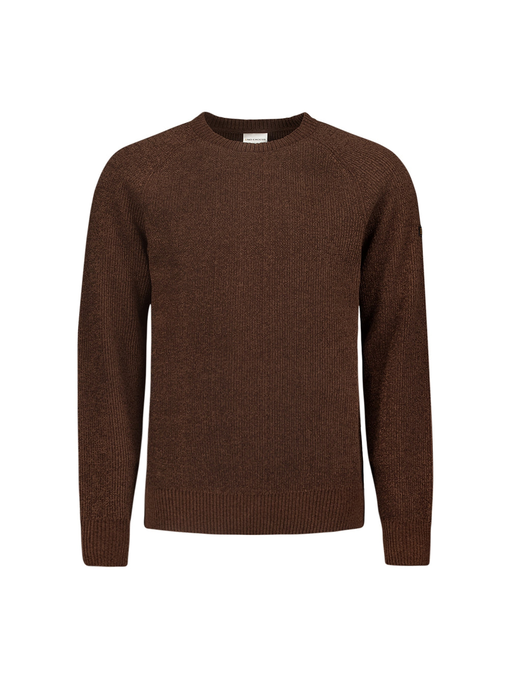 No Excess - Chenille Crewneck Pullover - Brown