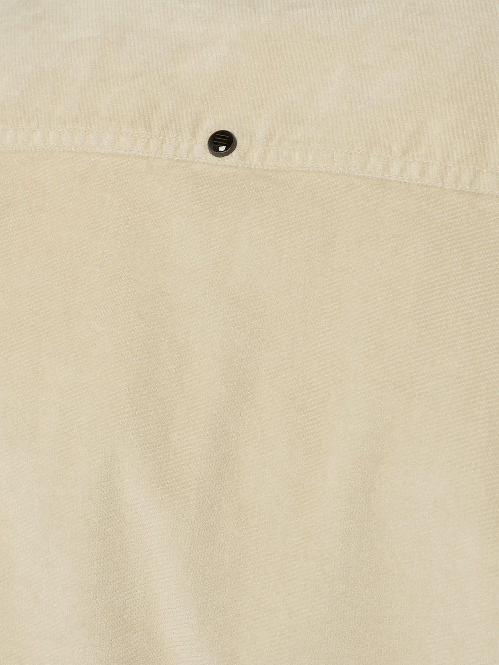 No Excess - Button Front Fine Corduroy Overshirt - Cement