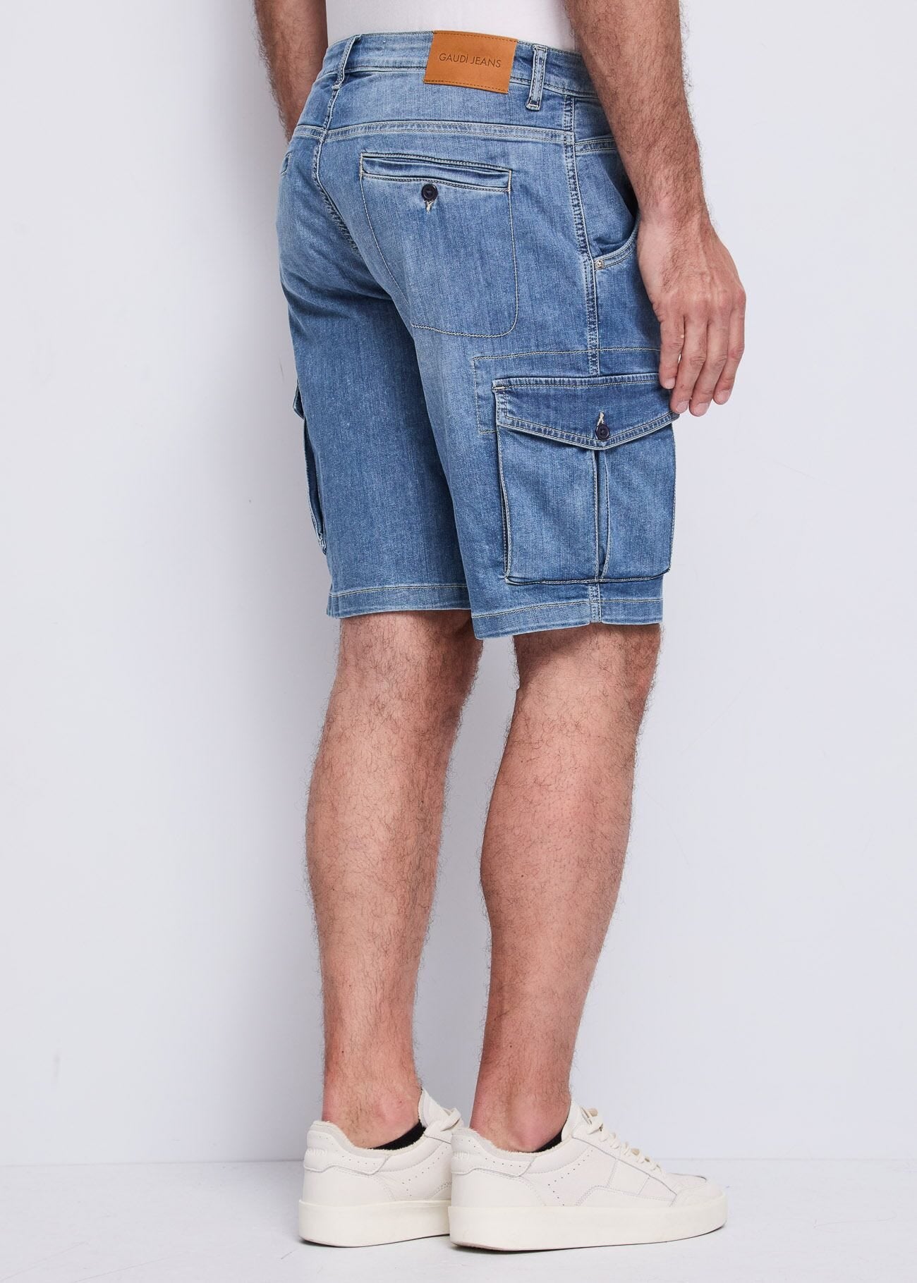 Gaudi - Thiago Loose Denim Cargo Short - Unico