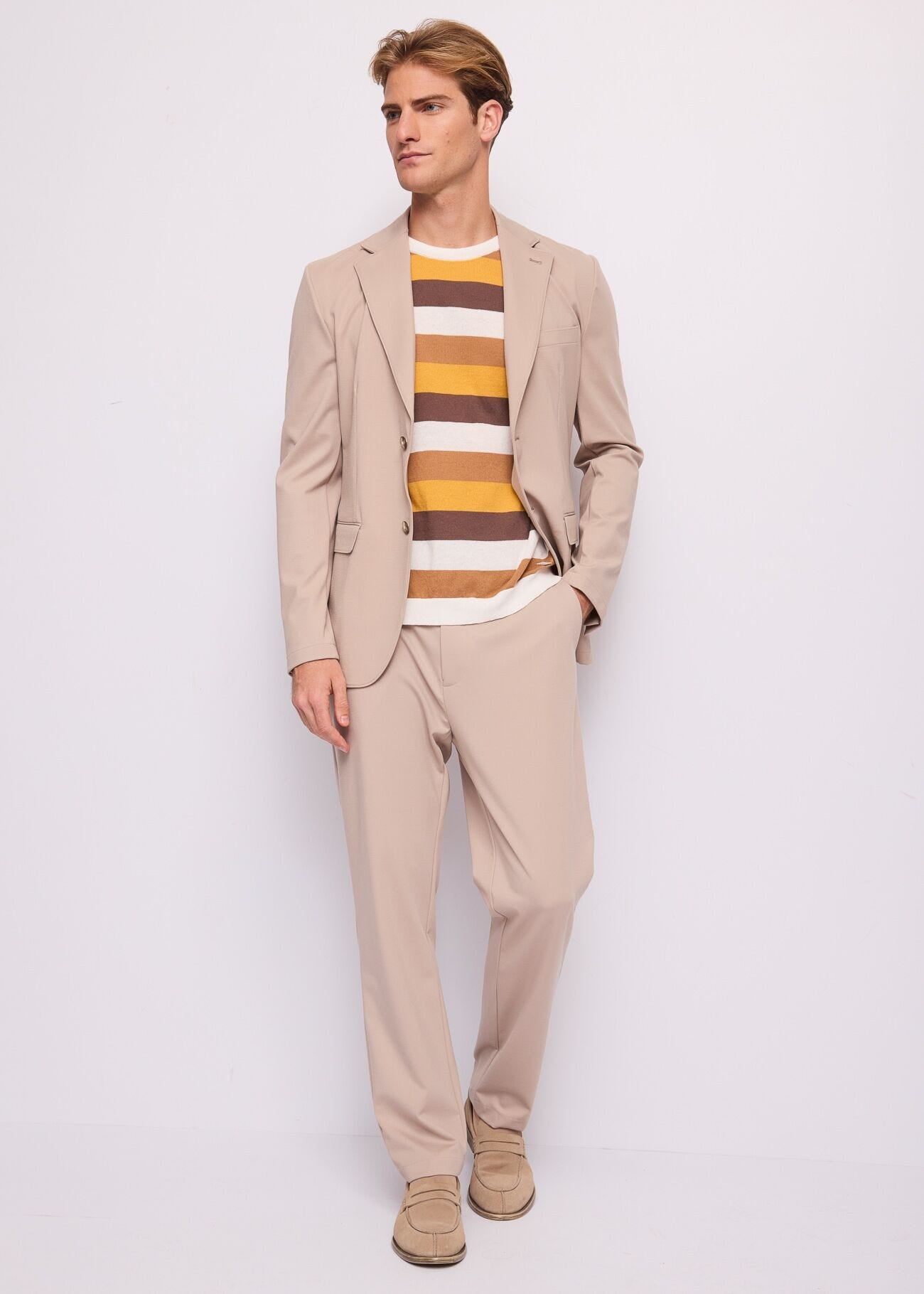 Gaudi - Striped Knit Tee - Multi