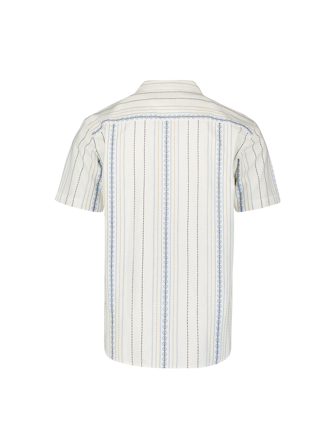 No Excess - Revers Collar SS Shirt - Off White