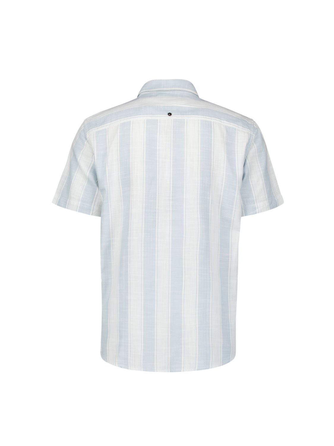 No Excess - Woven Stripe SS Shirt - Off White