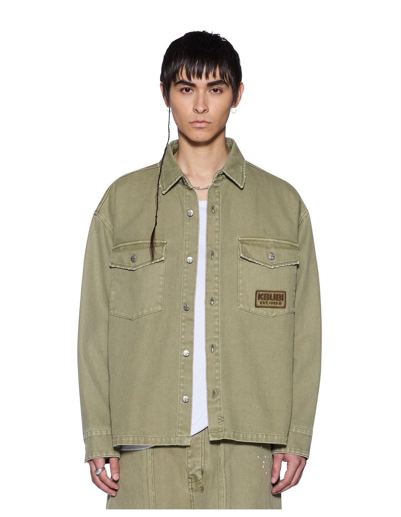 Ksubi - Lanley LS Overshirt - Militant