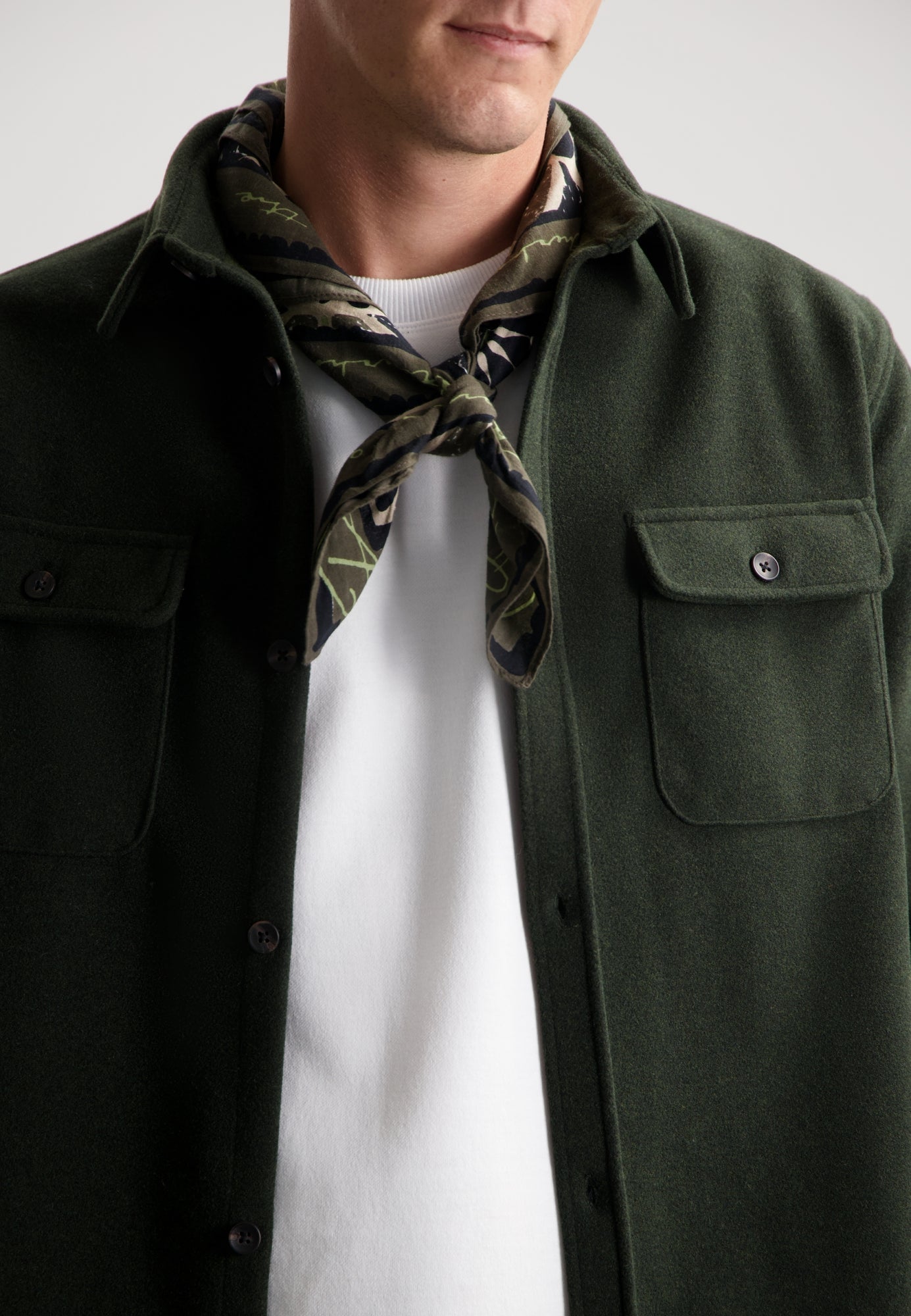 Dstrezzed - Ulrik Overshirt - Olive Night