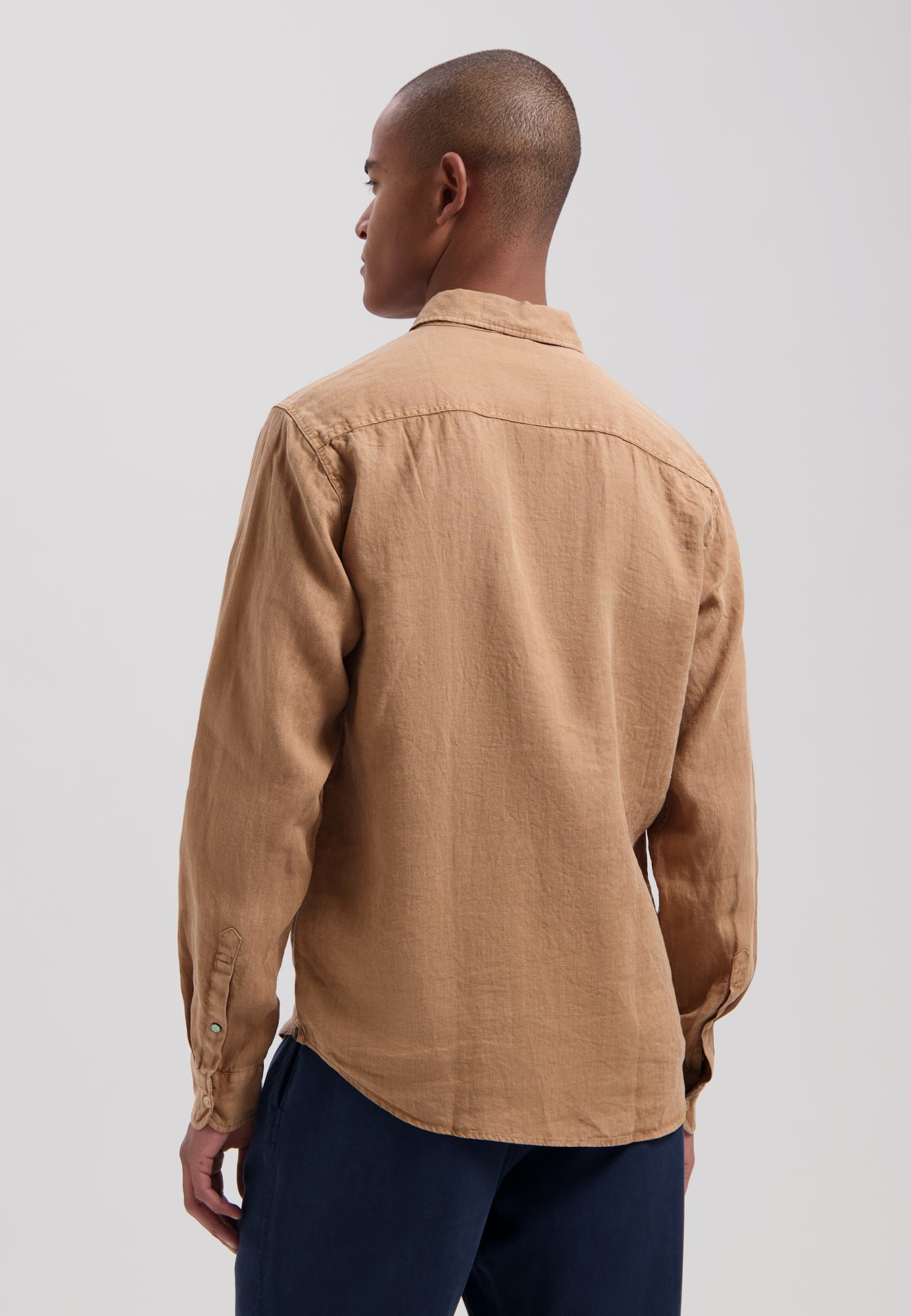 Dstrezzed - Samson Casual Linen Shirt - Tiger Eye