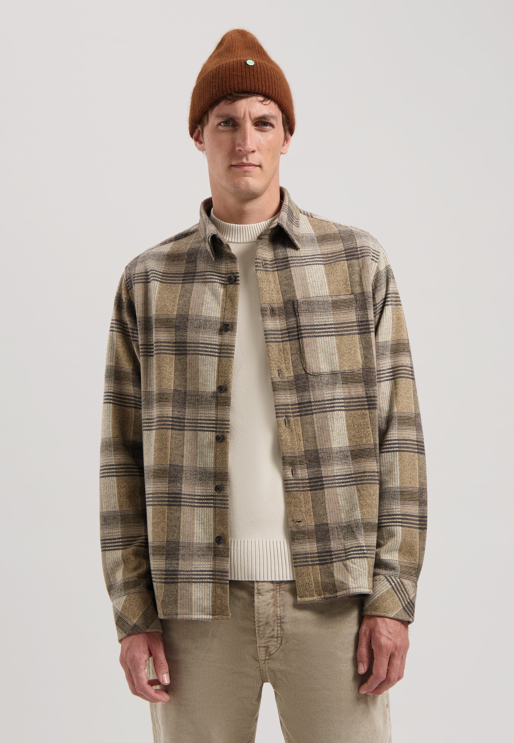 Dstrezzed - Gus Flannel LS Shirt - Tannin