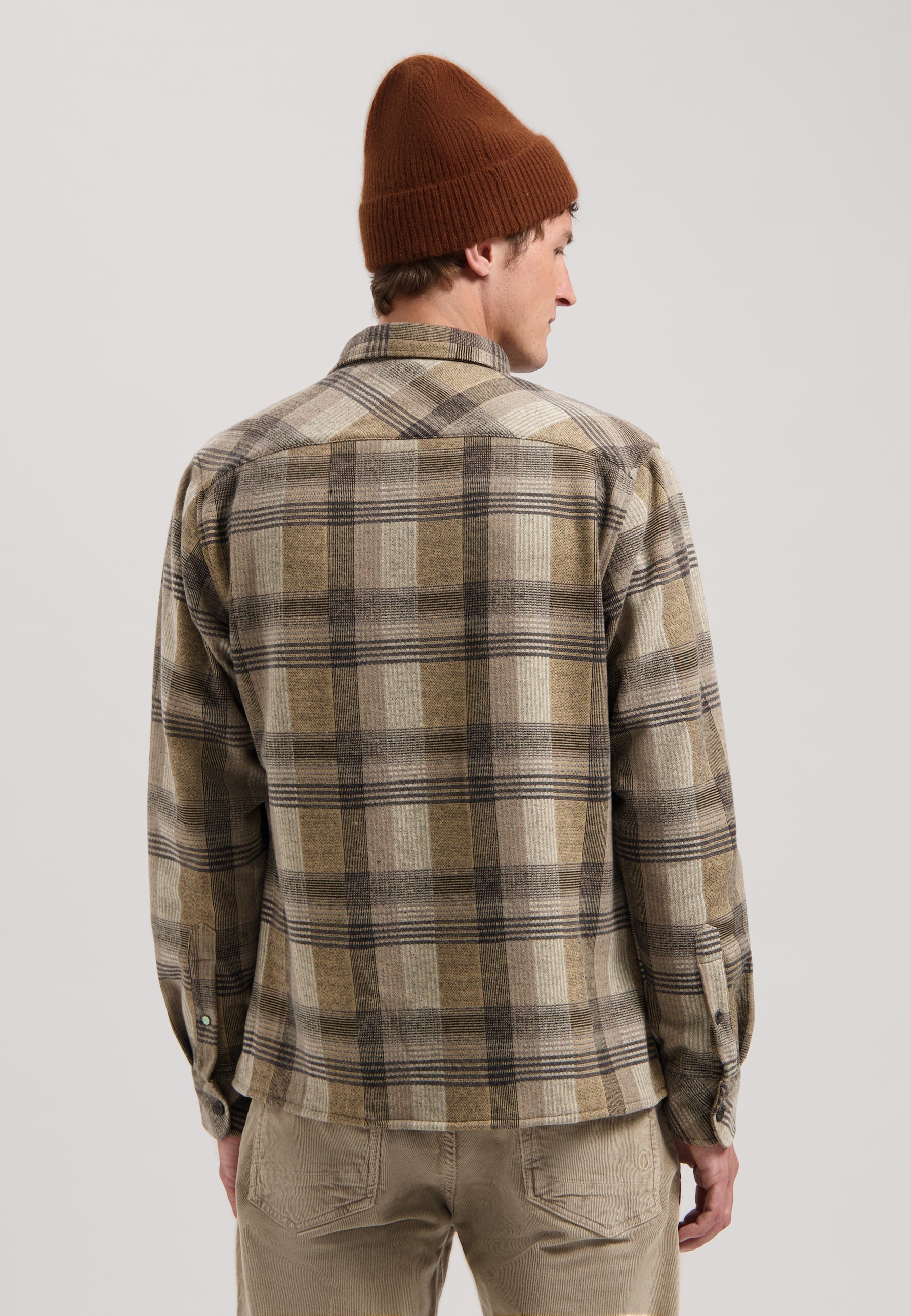 Dstrezzed - Gus Flannel LS Shirt - Tannin