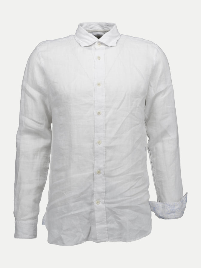 Fil Noir - Roma HBD Shirt - White Linen