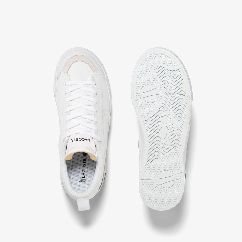 Lacoste - L004 Platform 123 1 Colour Block Sneaker - White