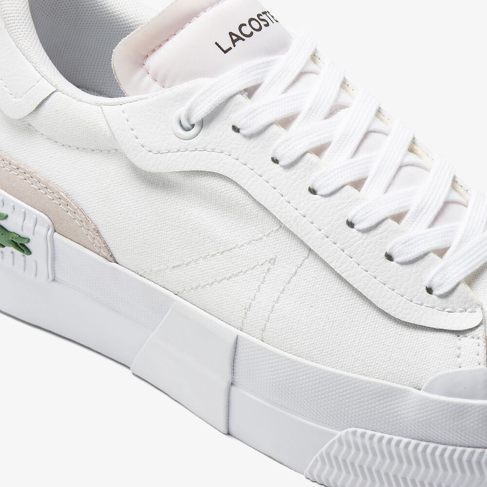 Lacoste - L004 Platform 123 1 Colour Block Sneaker - White