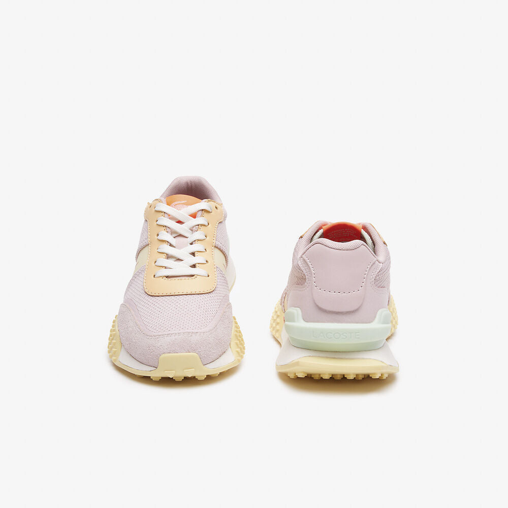 Lacoste - L-Spin Deluxe 123 3 Colour-Block Sneaker - Pink/Yellow