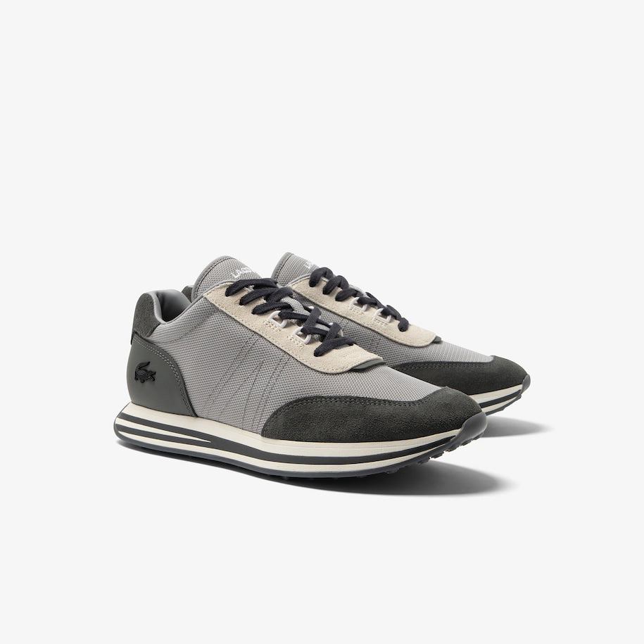 Grey 2024 lacoste sneakers