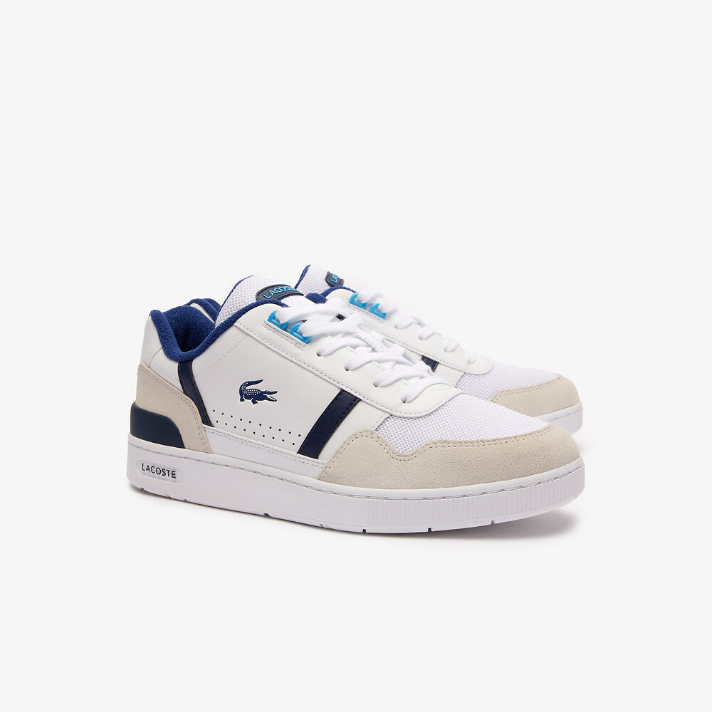 Lacoste - T-Clip 124 5 SMA Sneaker - White/Blue