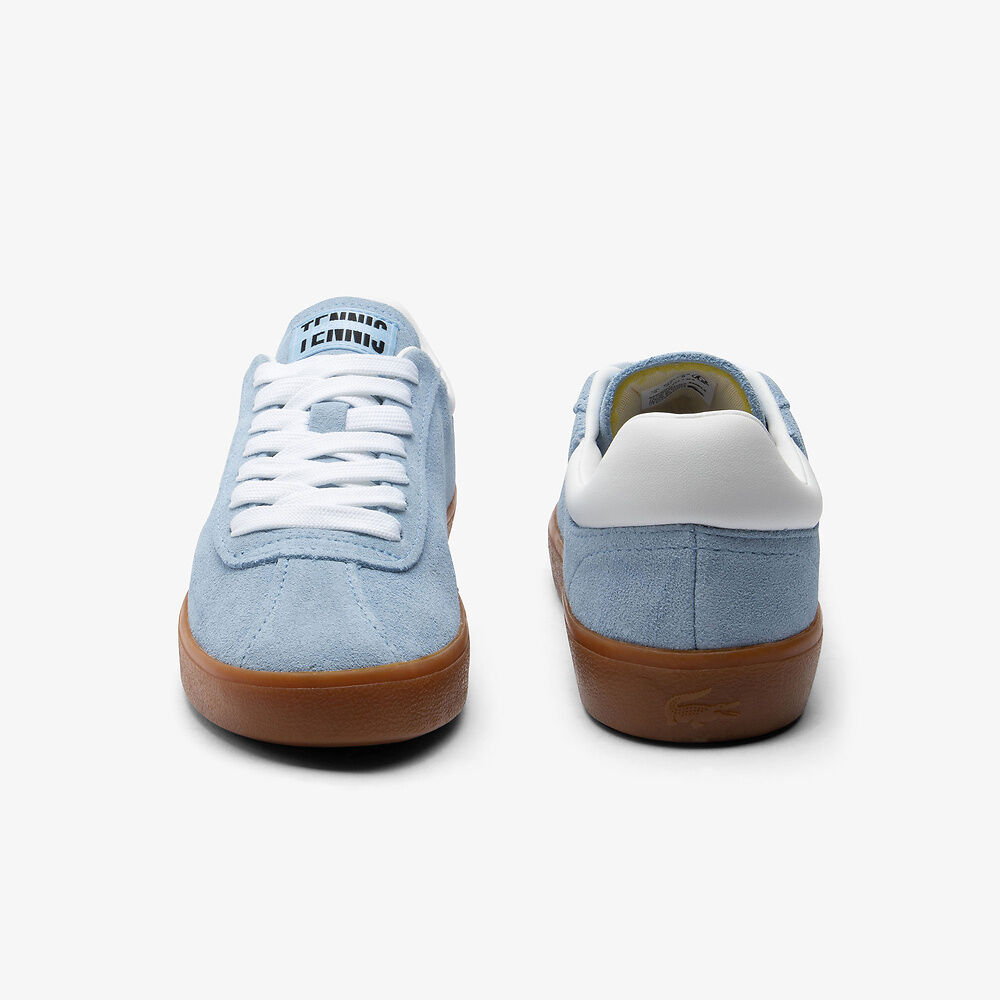 Lacoste - Baseshot 224 1 SFA Sneaker - Light Blue/Gum