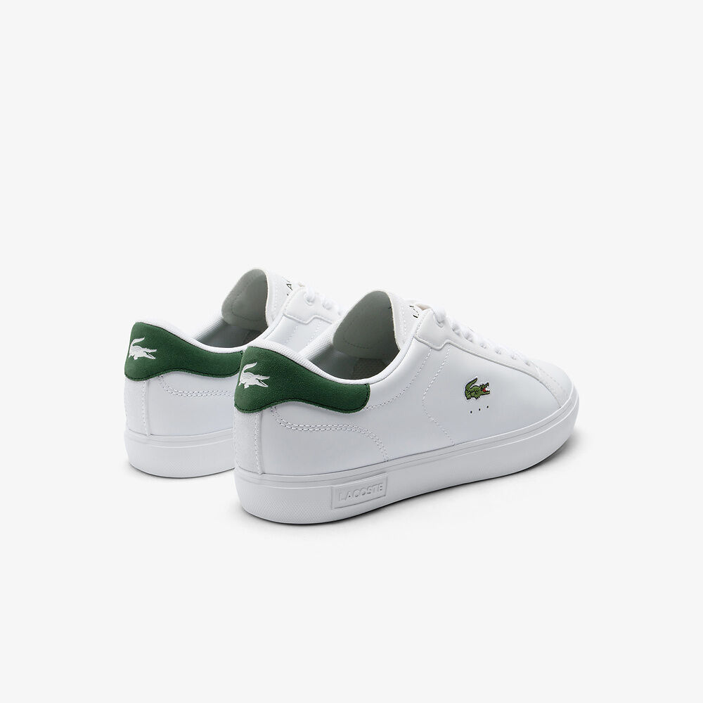 Lacoste - Powercourt 224 1 SMA Sneaker - White/Dark Green