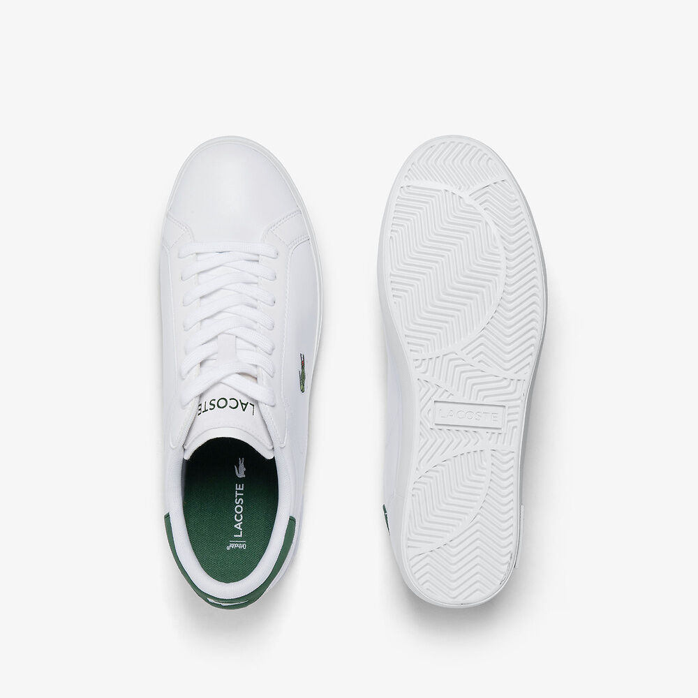 Lacoste - Powercourt 224 1 SMA Sneaker - White/Dark Green