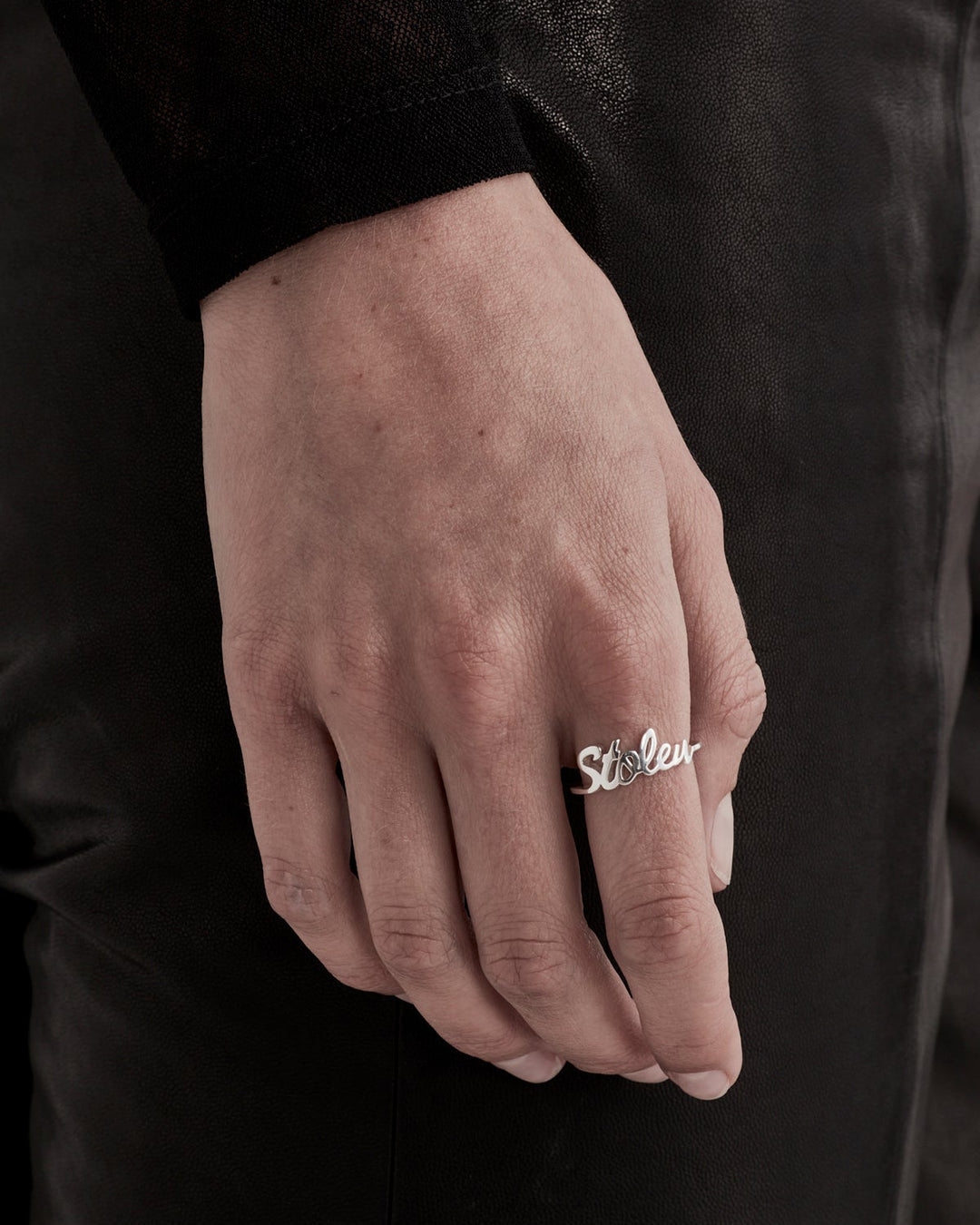 Stolen Girlfriends Club - Stolen Script Ring - Silver
