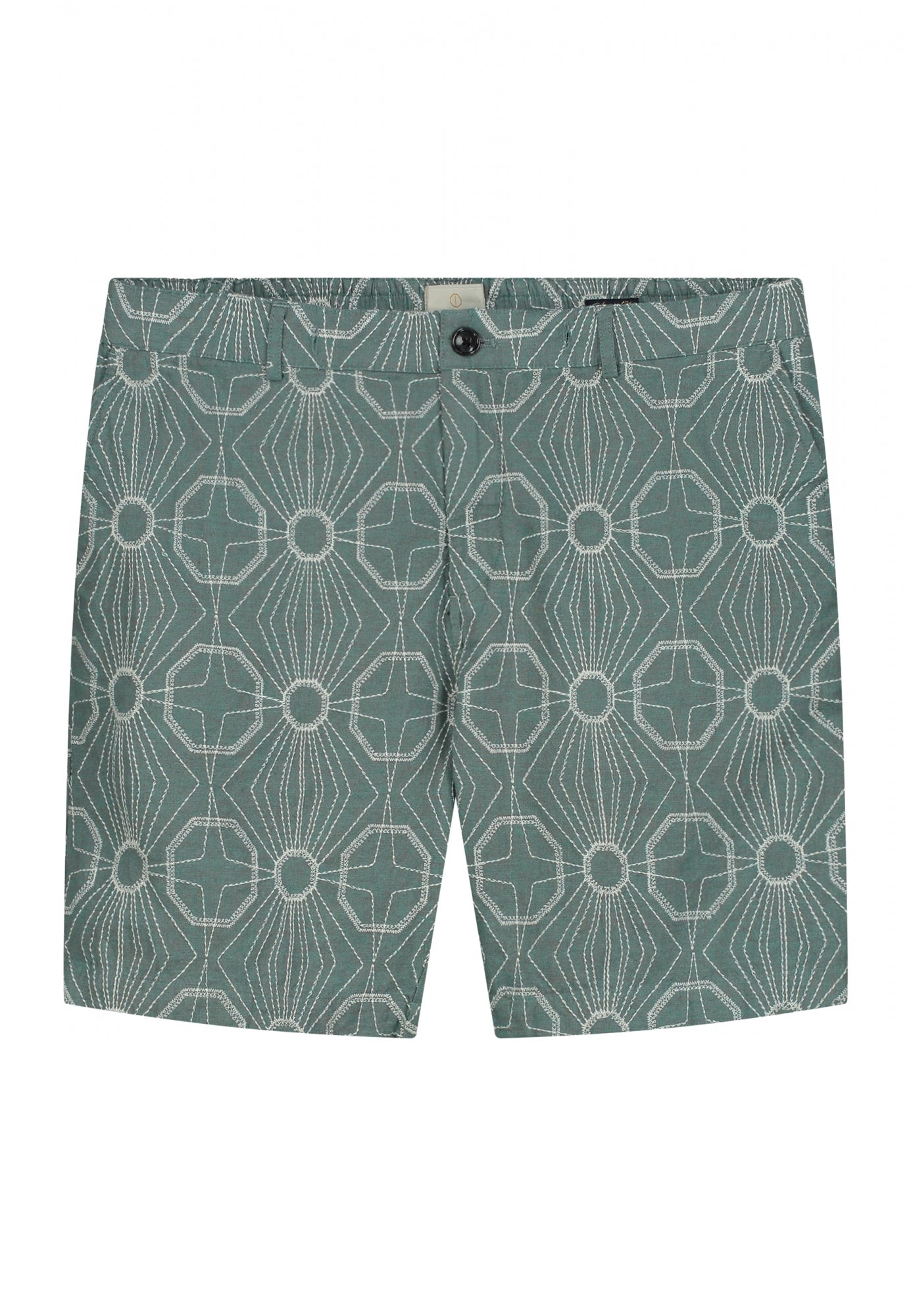 Dstrezzed - Logan Embroidered Short - Stormy Sea