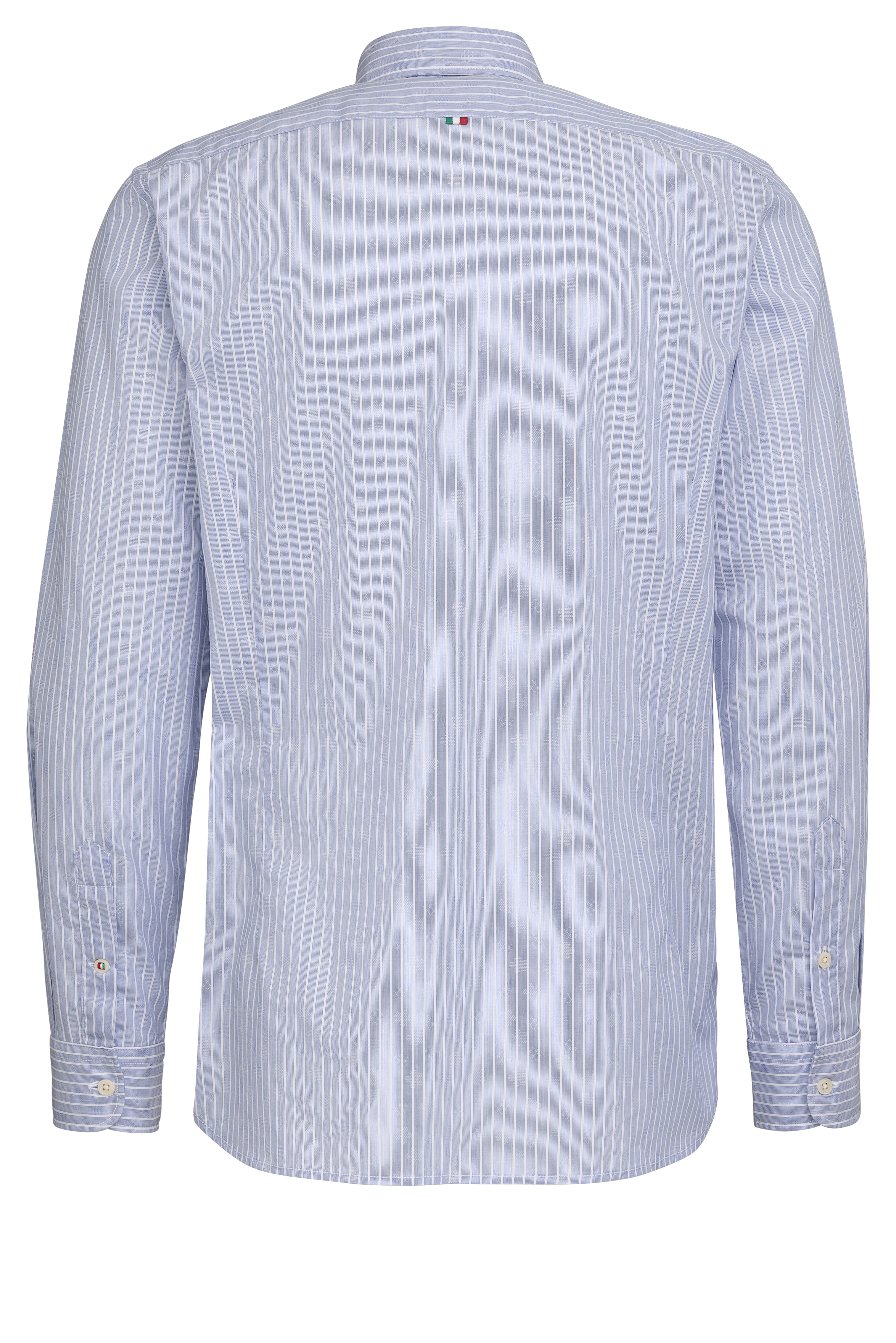 Fil Noir - Roma HBD Shirt - Blue Stripe & Hatch