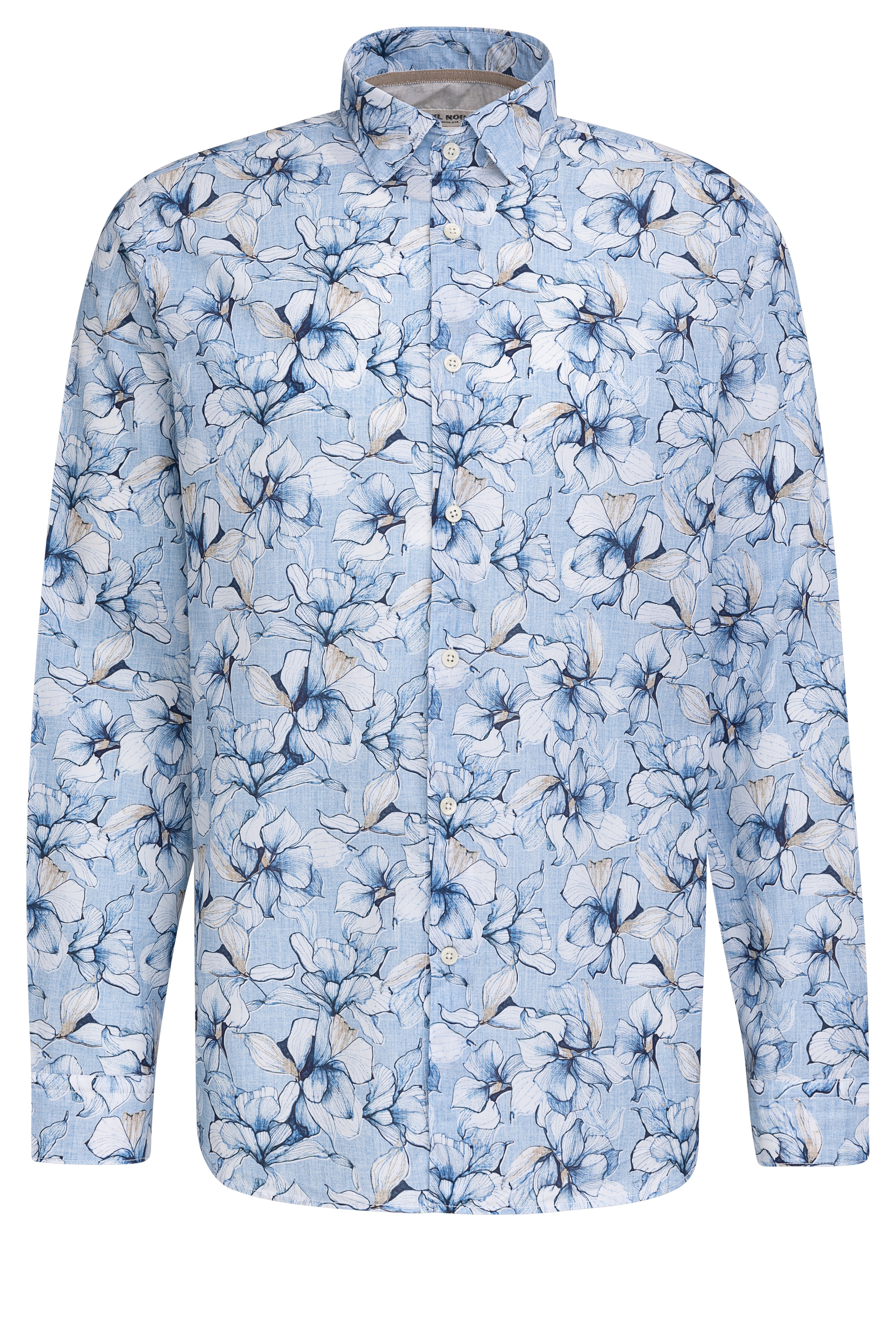 Fil Noir - Treviso HBD Shirt - Blue Petals