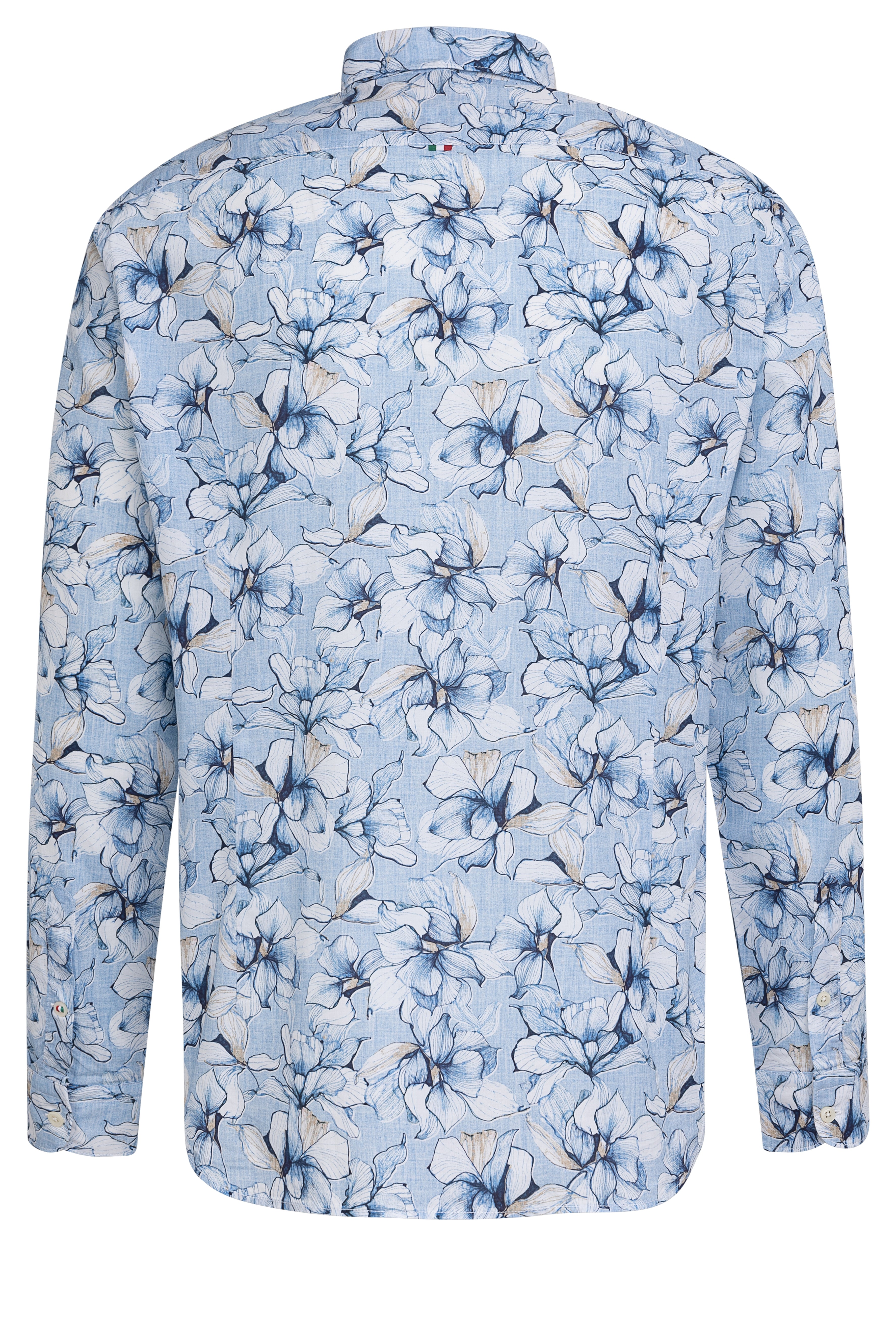 Fil Noir - Treviso HBD Shirt - Blue Petals