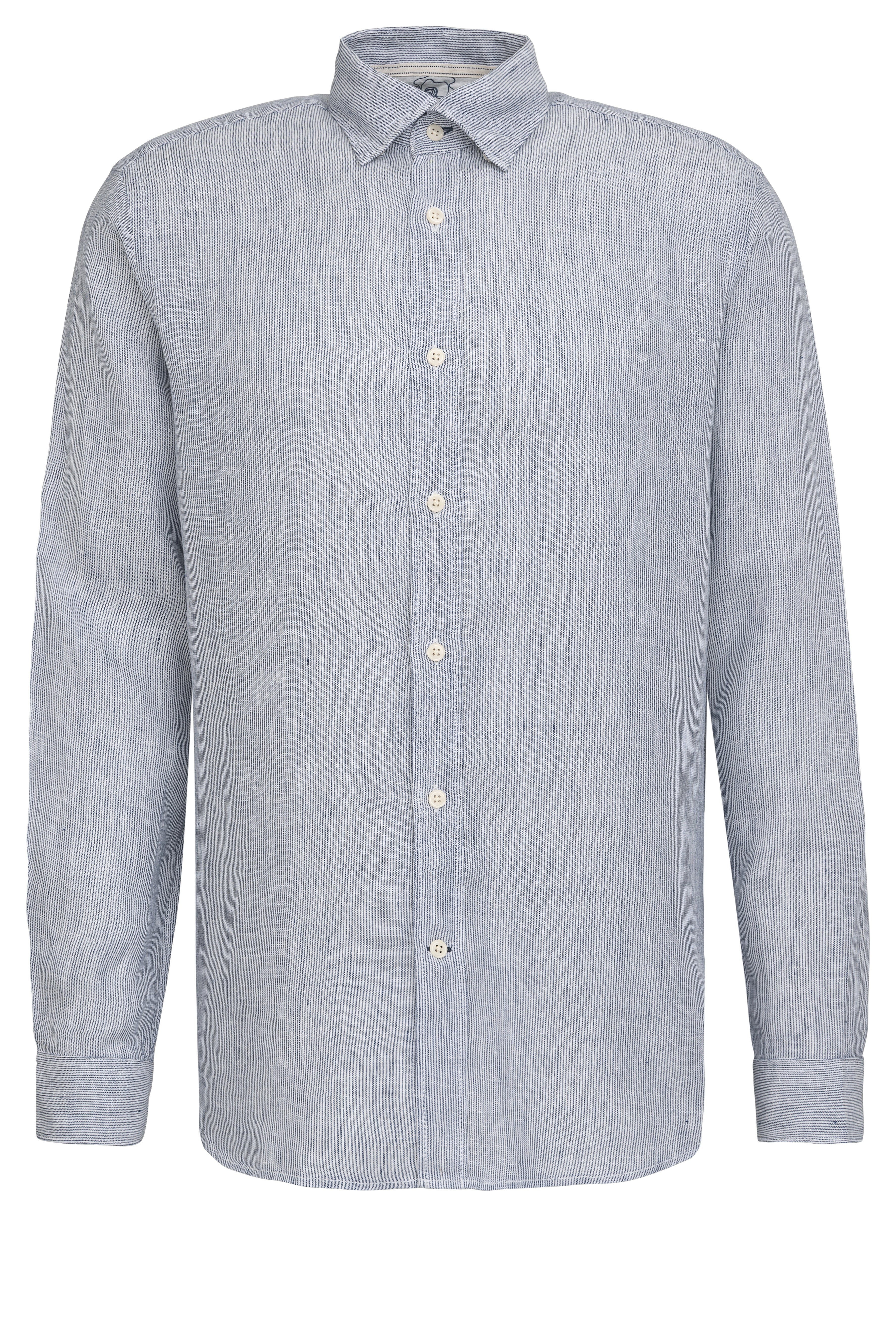 Fil Noir - Roma HBD Shirt - Ink Stripe Linen