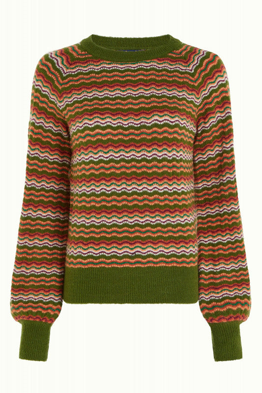 King Louie - Raglan Sweater Twitty - Olive Green