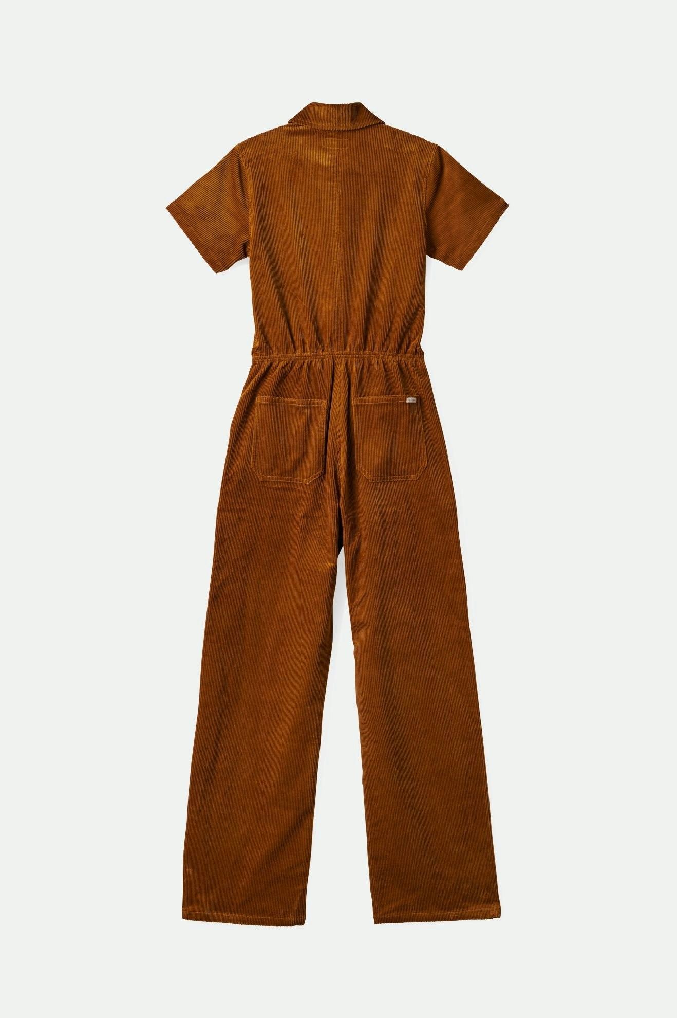 Brixton - Utility Jumpsuit - Golden Brown Cord