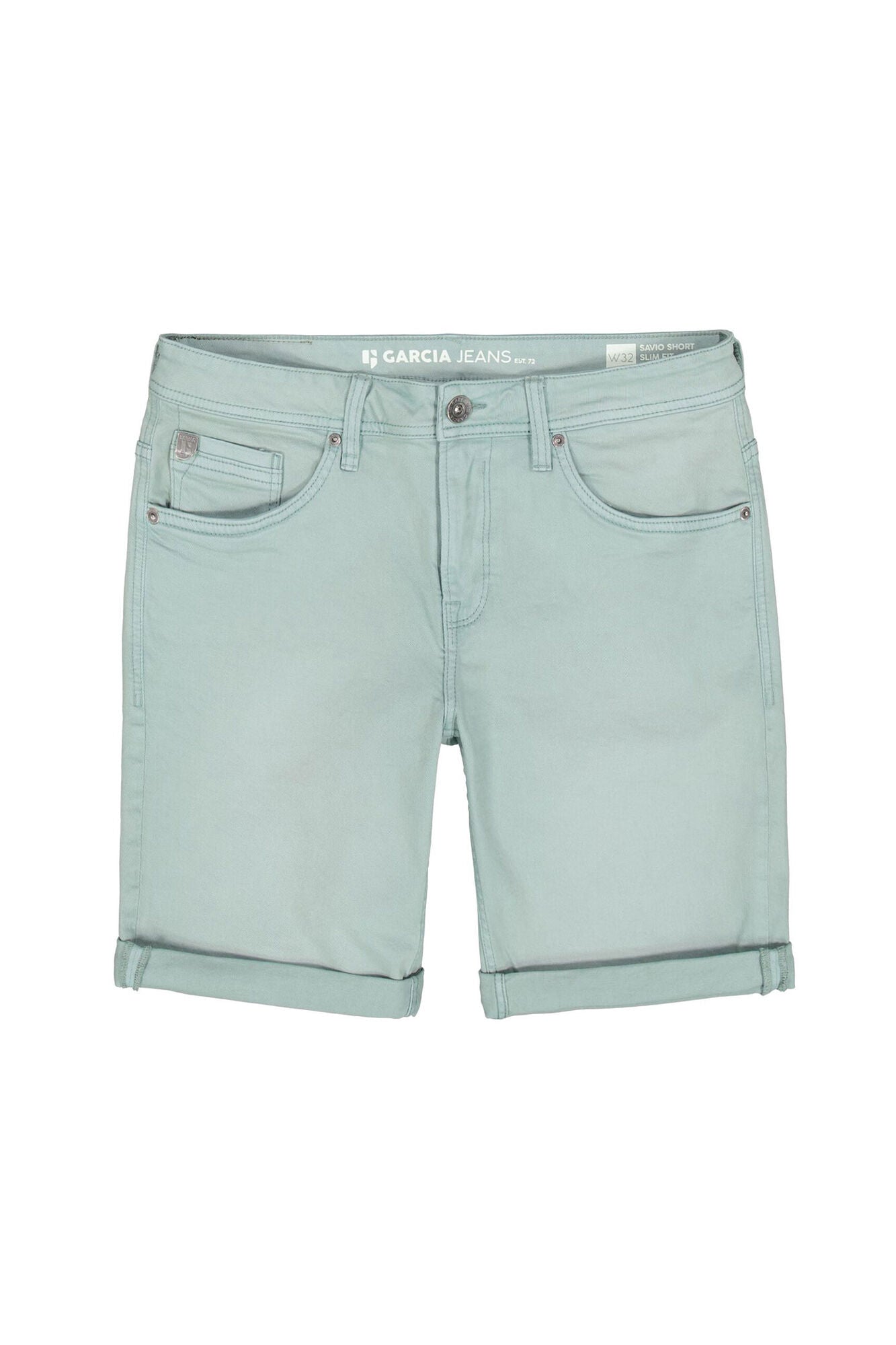 Garcia - Savio Denim Short - Mint Green