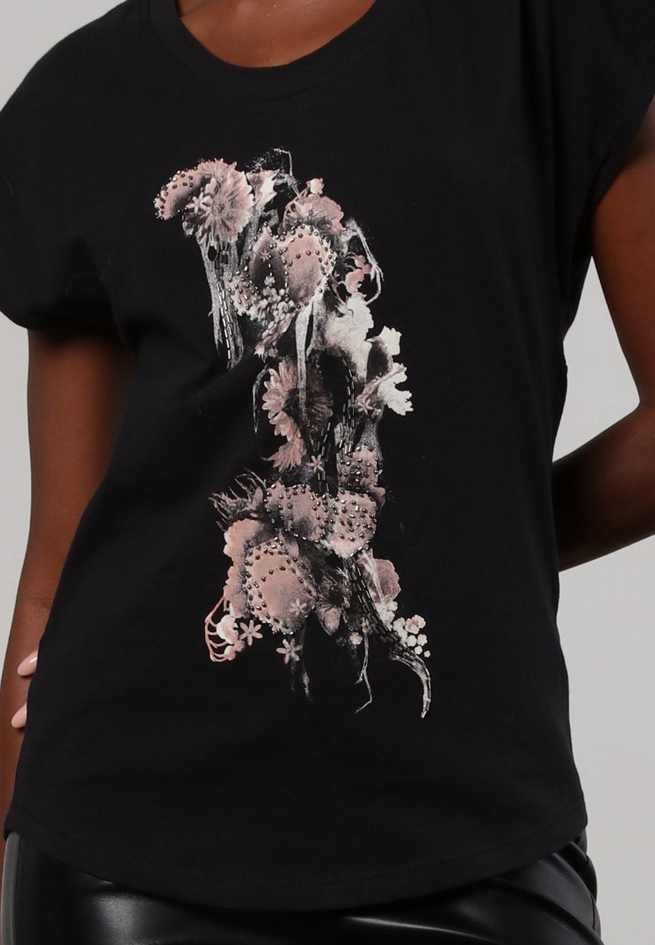 Religion - Fallen Tee - Flower Black