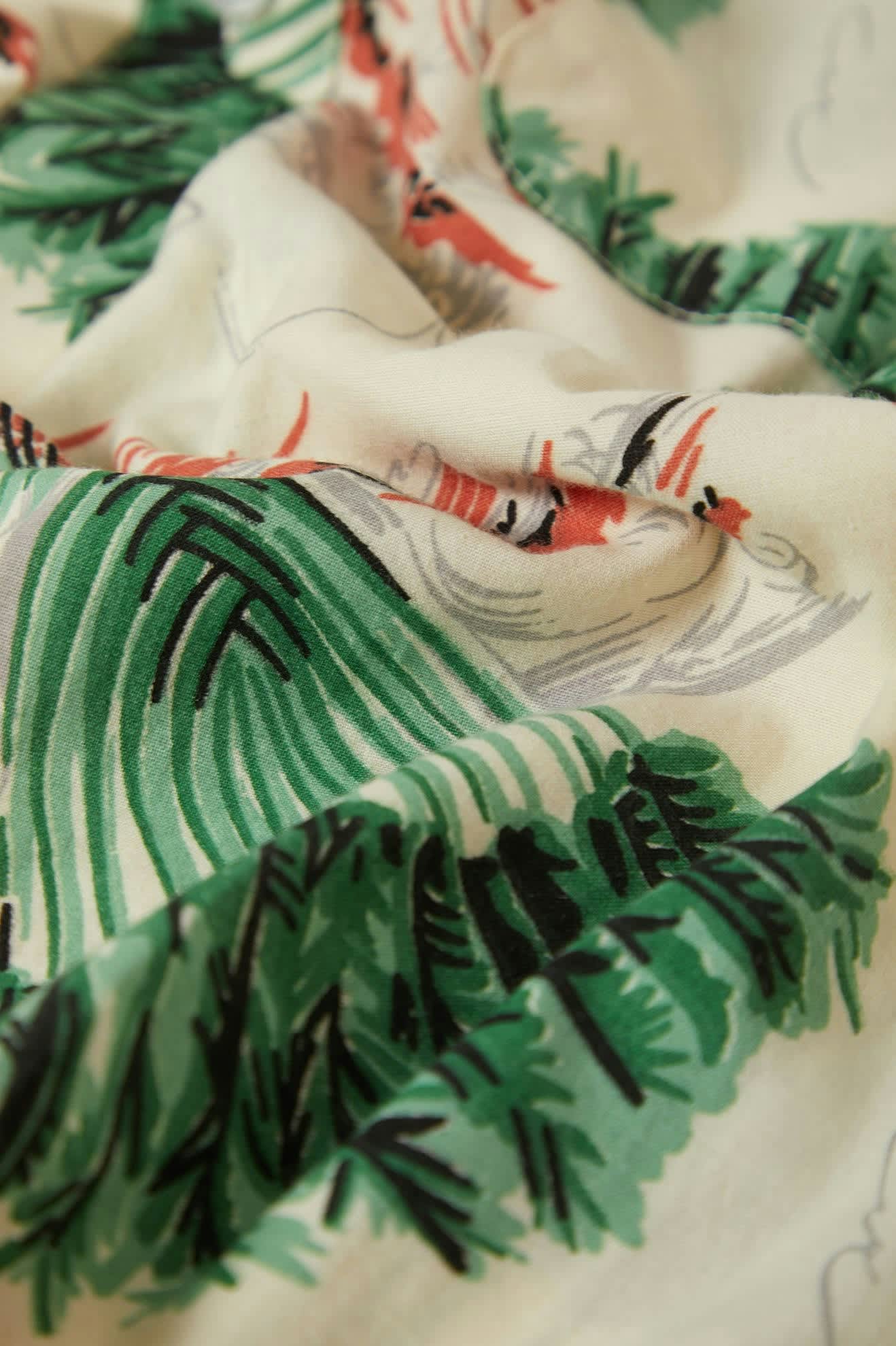 Brixton - Charter Print SS Shirt - Vintage Palm Print