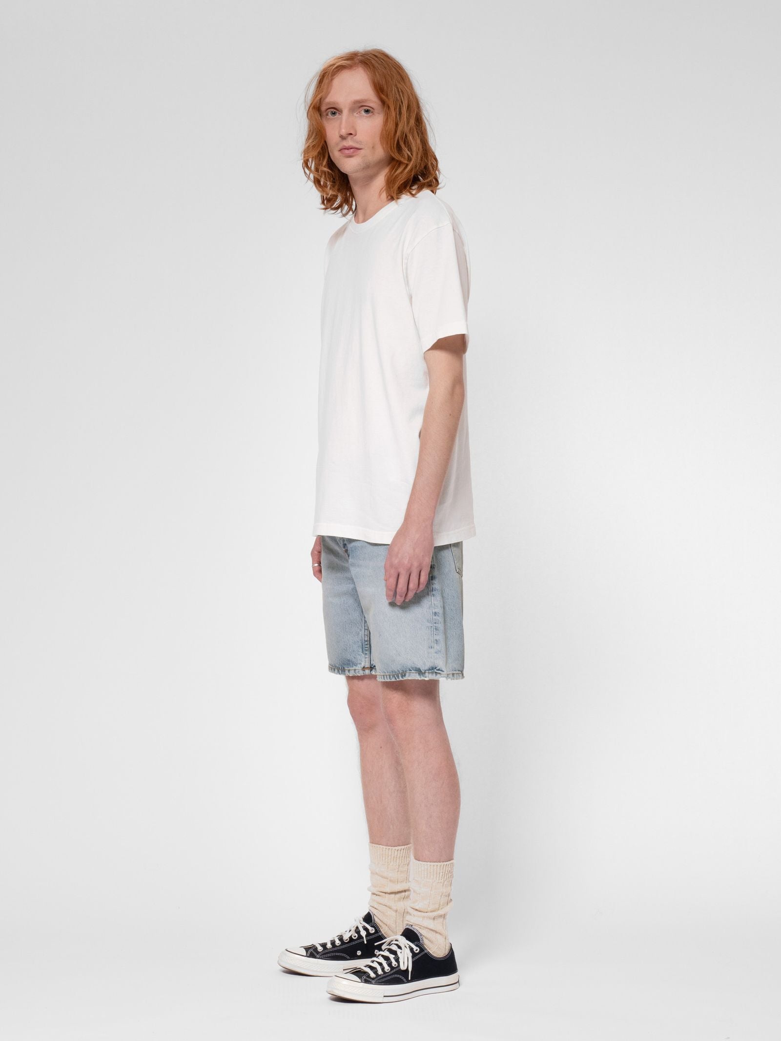 Nudie - Seth Denim Short - Sea Salt