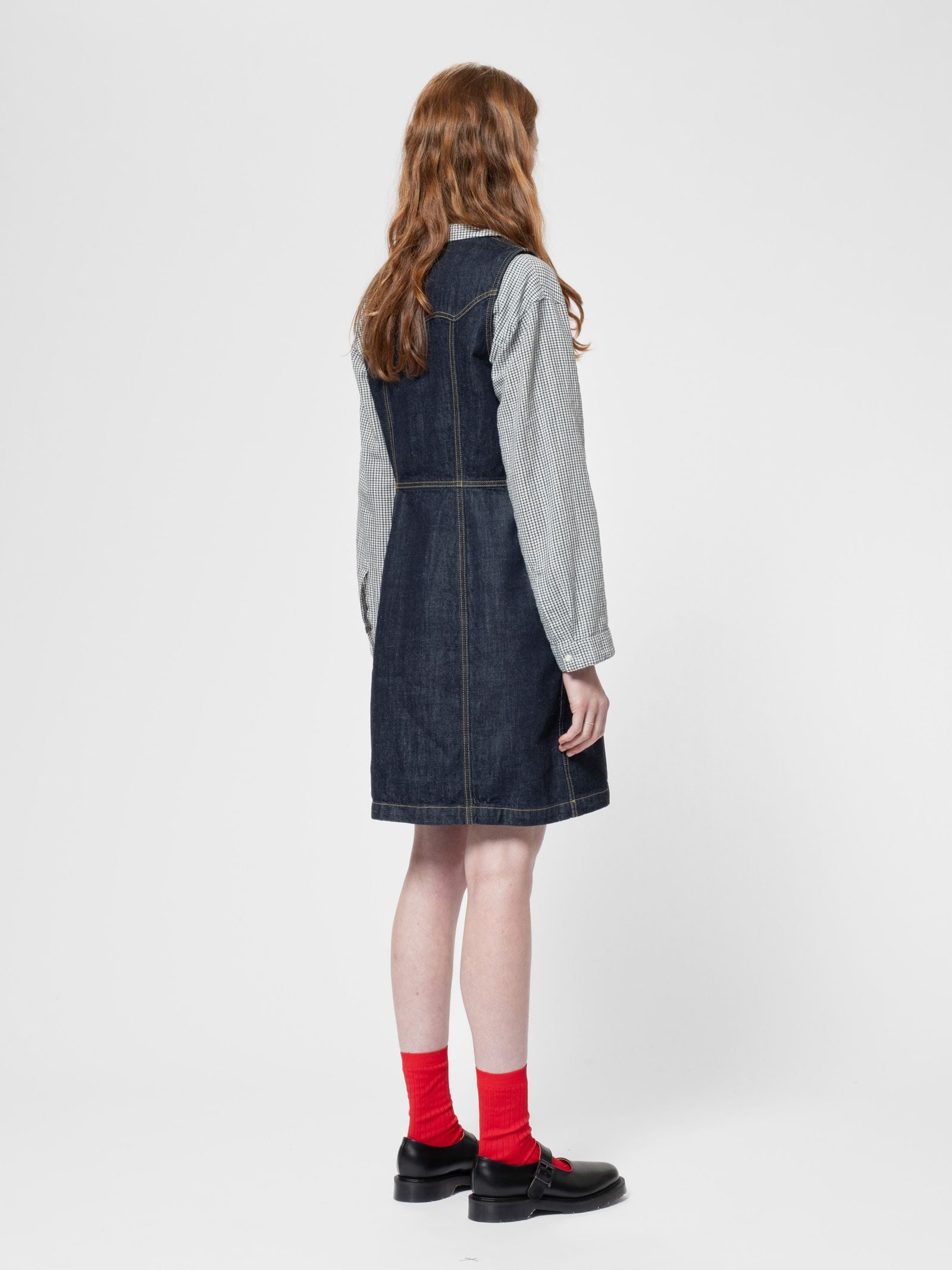 Nudie - Ina Denim Dress One Wash - Dark Blue