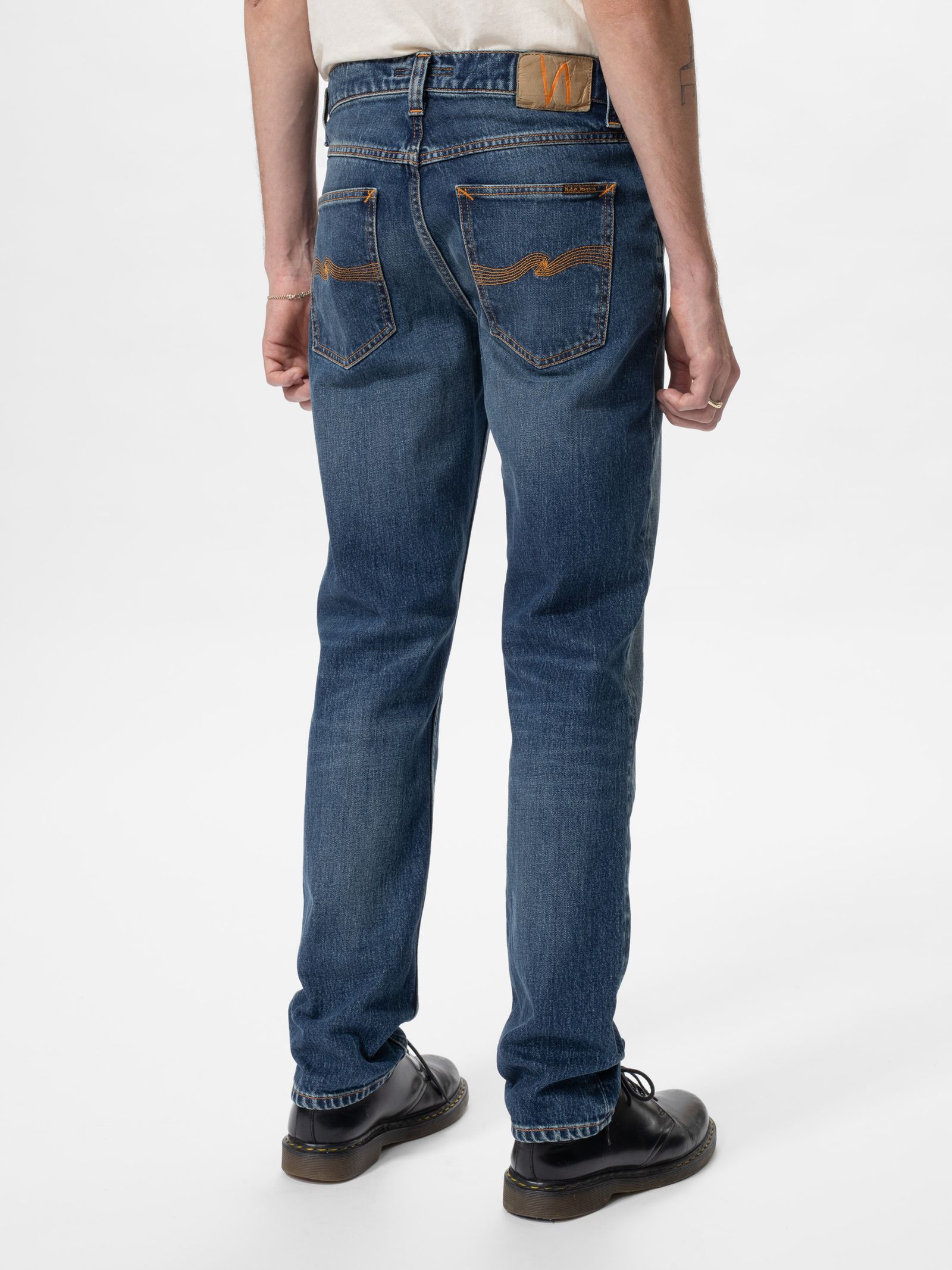 Nudie - Solid Ollie Jean - Wild Blue