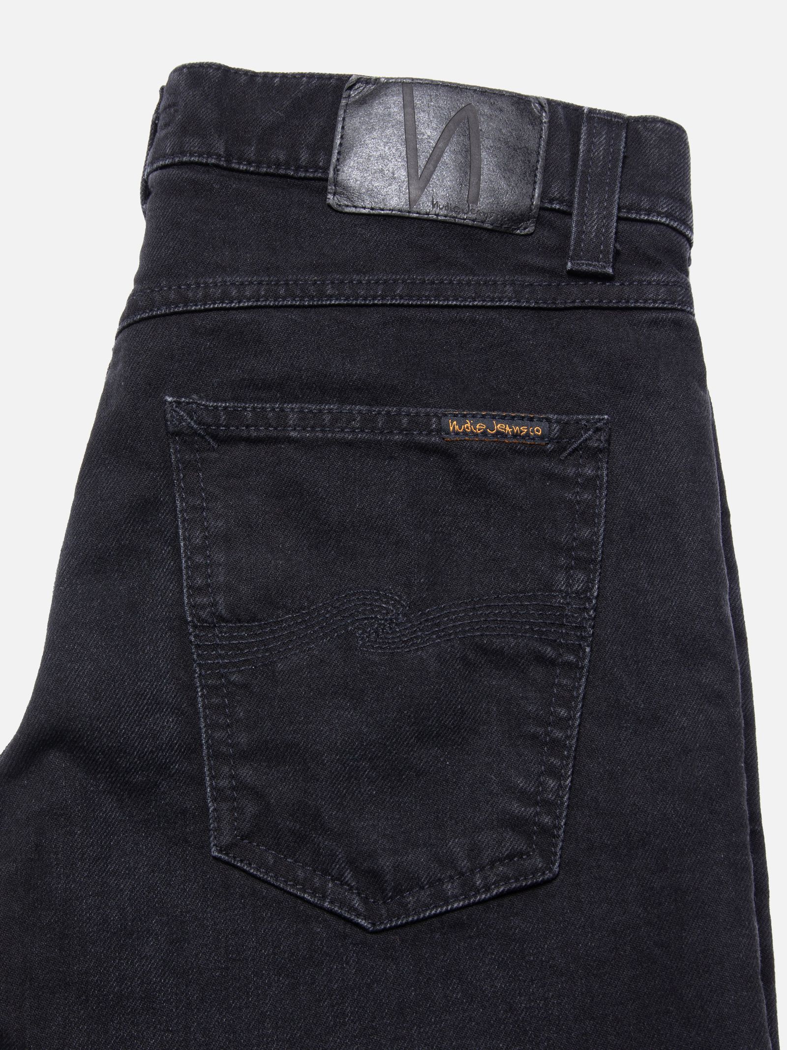 Nudie - Solid Ollie Jean - Black Steel