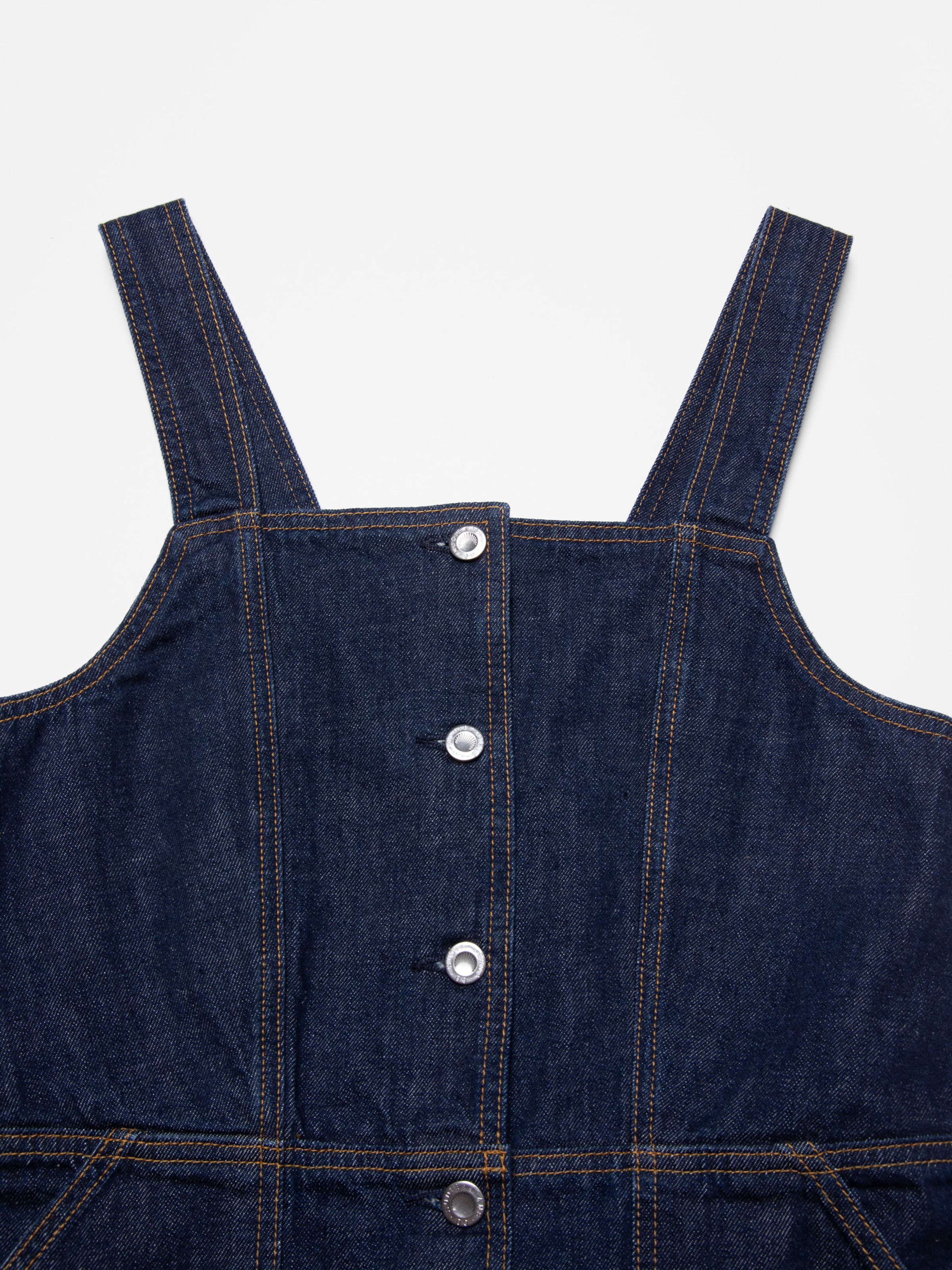 Nudie - Mona Denim Dress 40s Redcast - Dark Blue