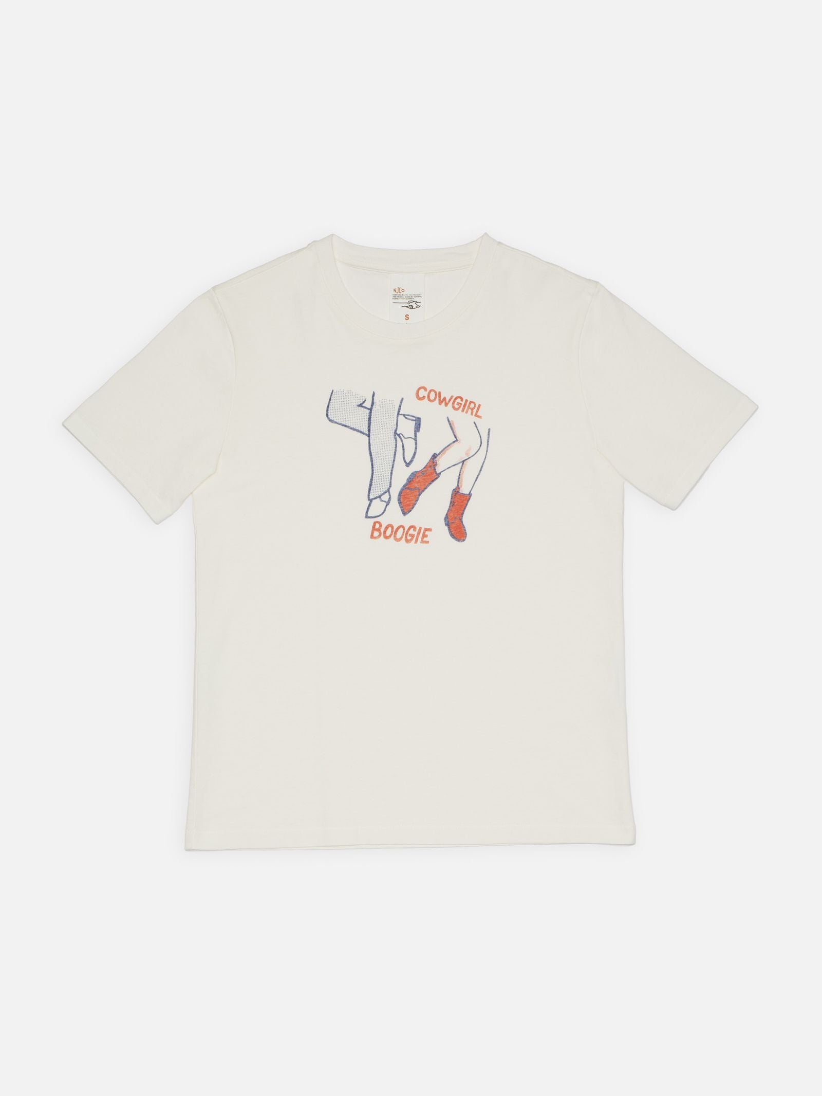 Nudie - Joni Tee Cowgirl Boogie - Offwhite