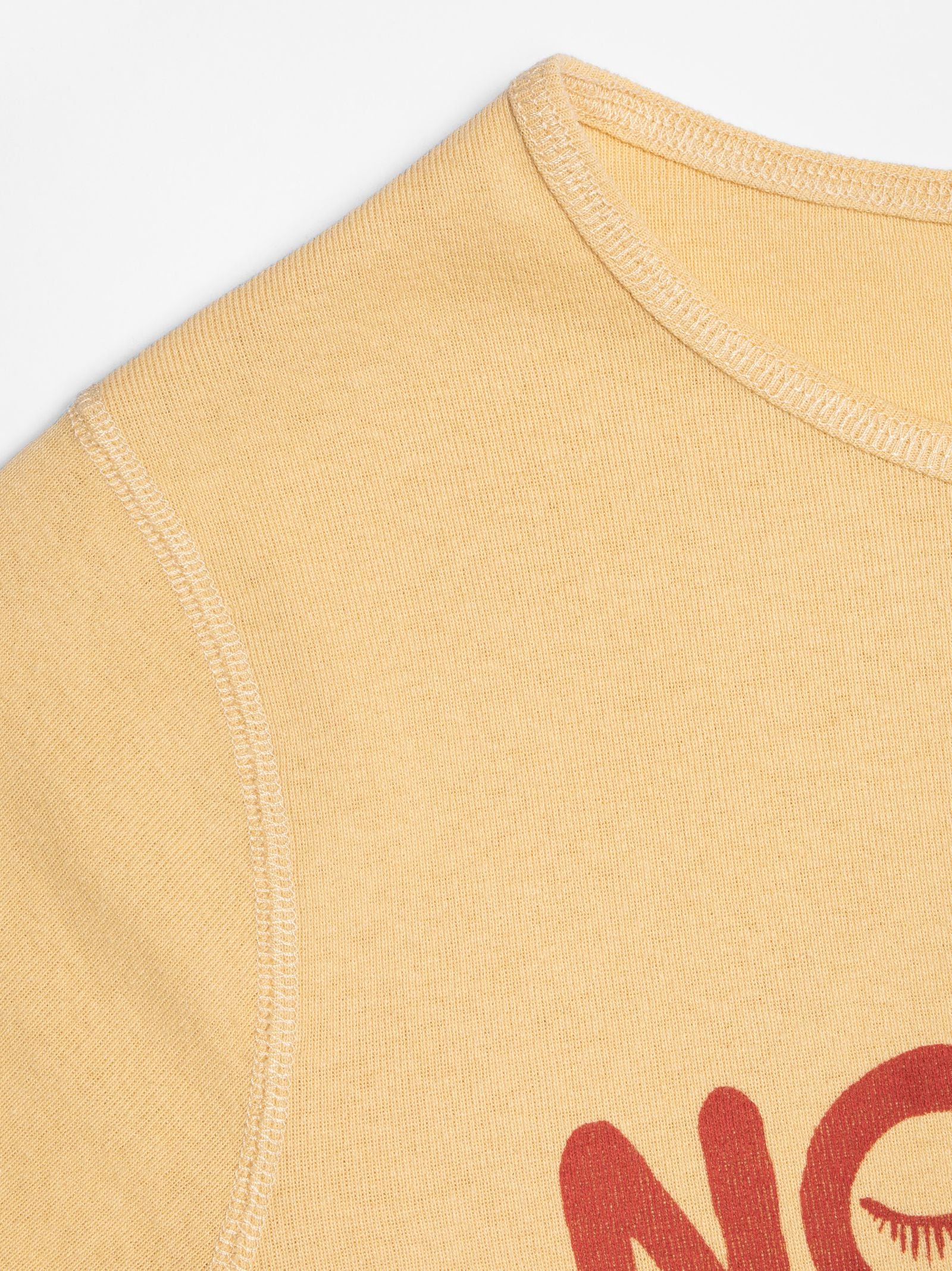 Nudie - Eve Tee Not Impressed - Mustard