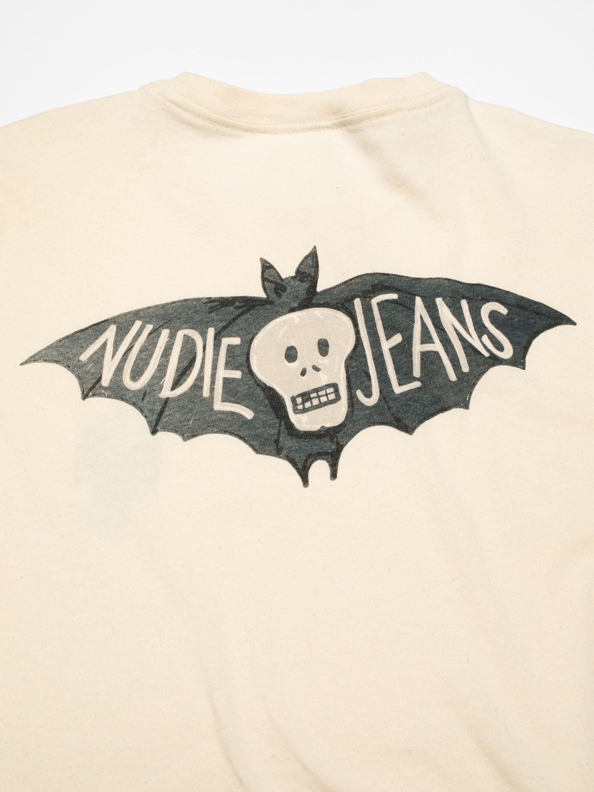 Nudie - Roy The Bat Tee - Ecru