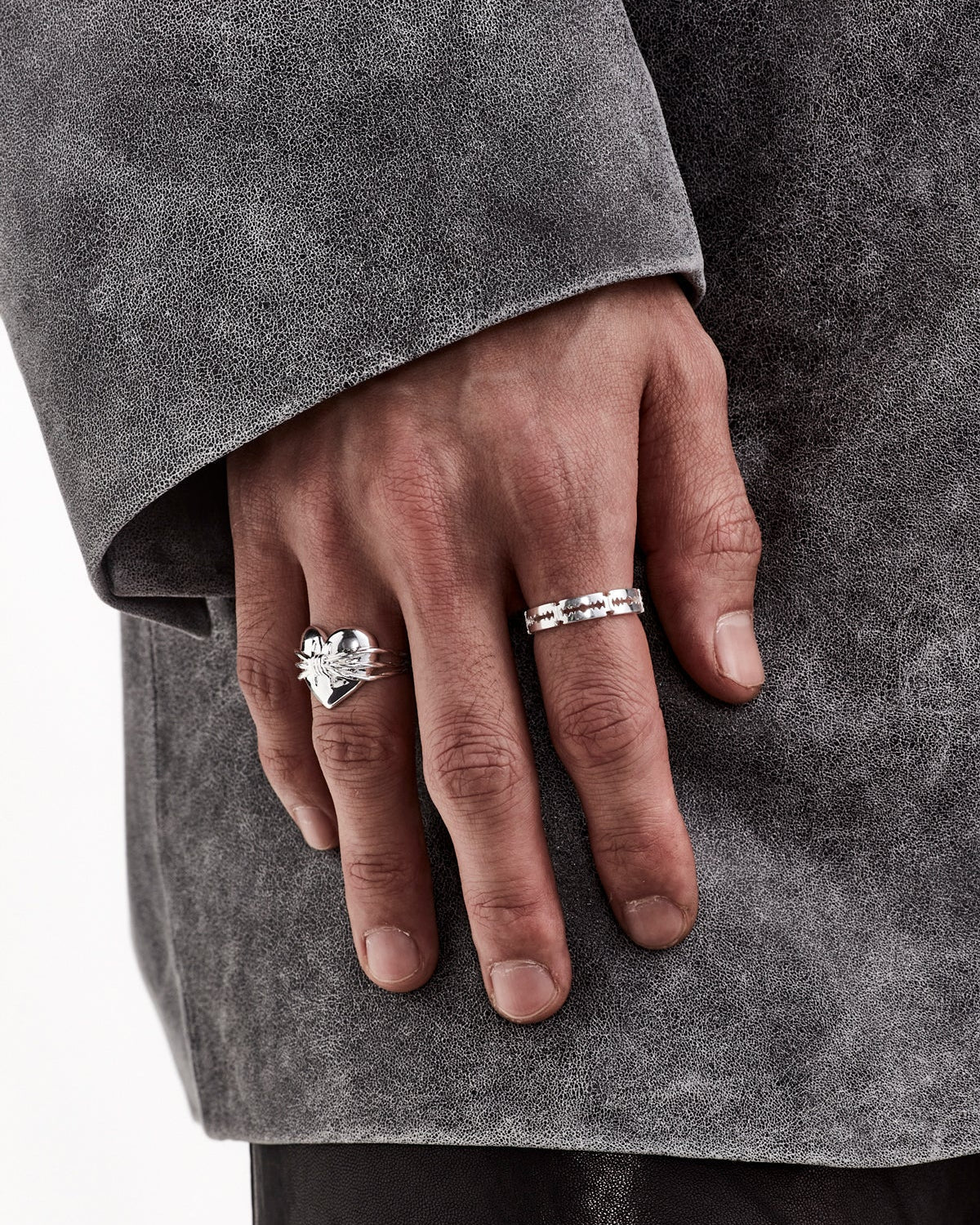 Stolen Girlfriends Club - Razor Eternity Ring - Silver