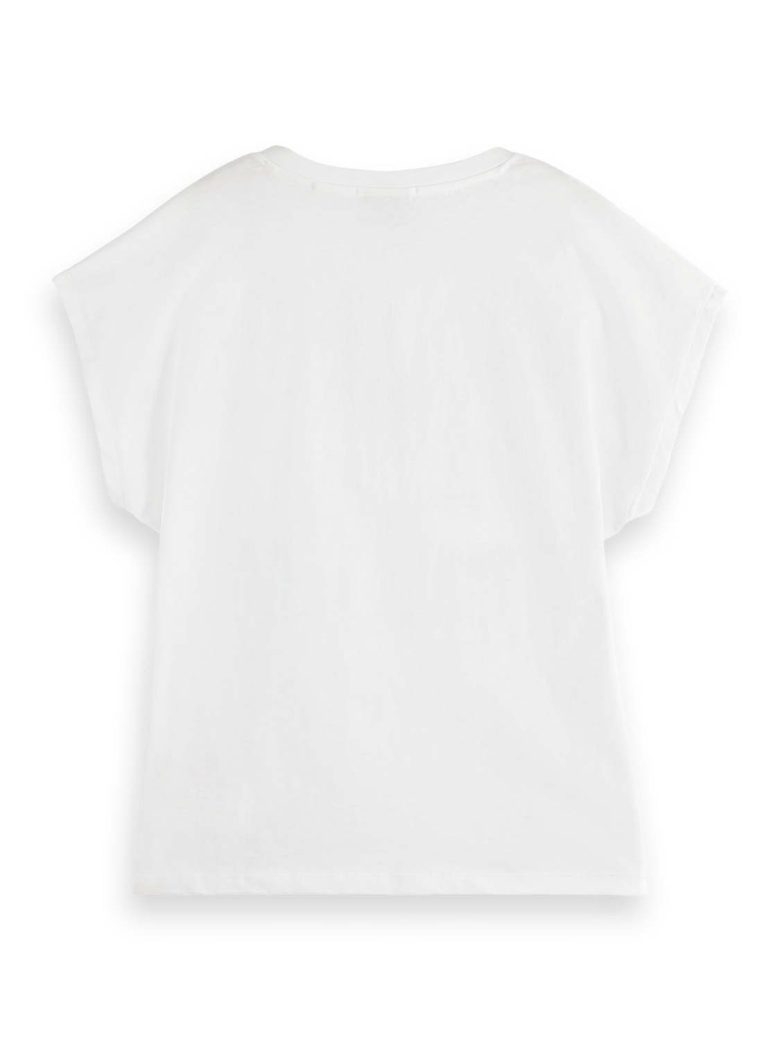 Maison Scotch - Essentials Slub V-Neck Tee - White